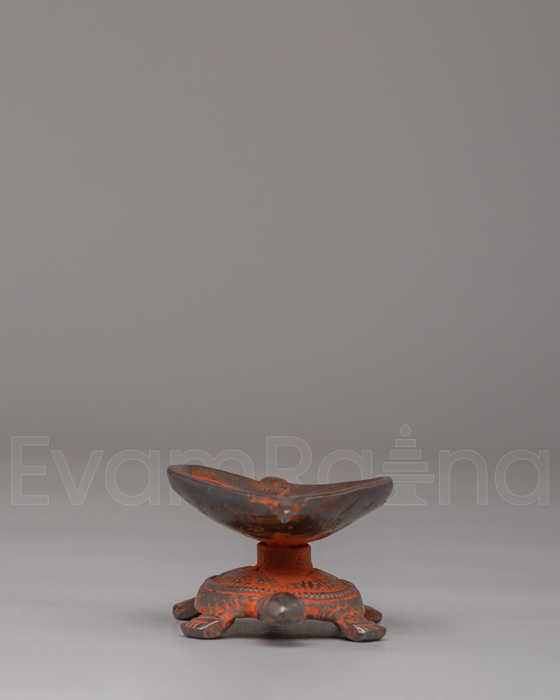 Pipal Leaf Diya On Turtle