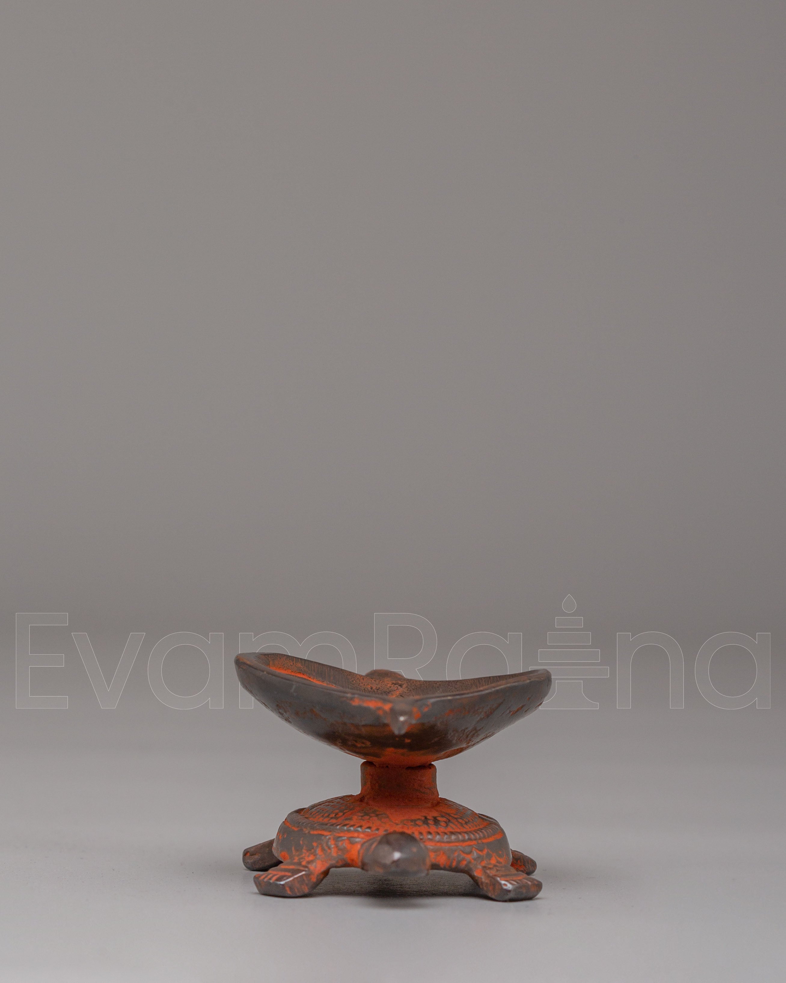 Pipal Leaf Diya On Turtle