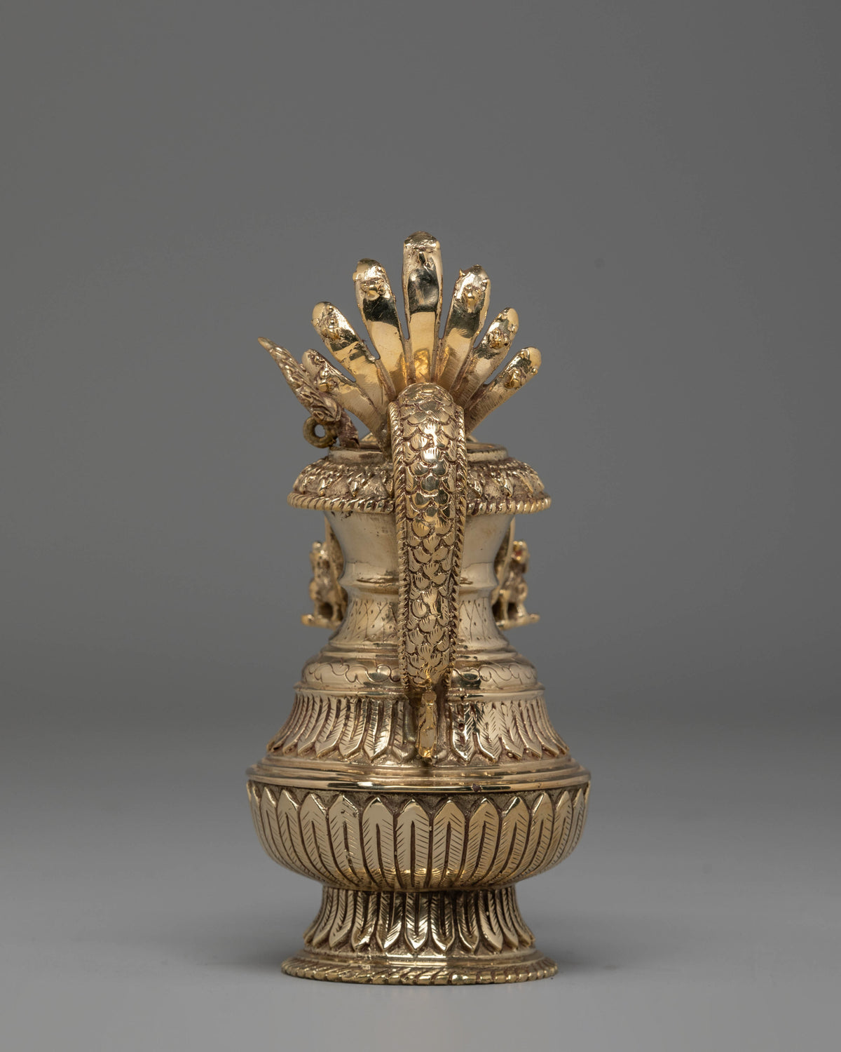 Handmade Ganesha Oil Lamp | Brass Spiritual Lamp with Intricate Design (REMAKE POSSIBLE )