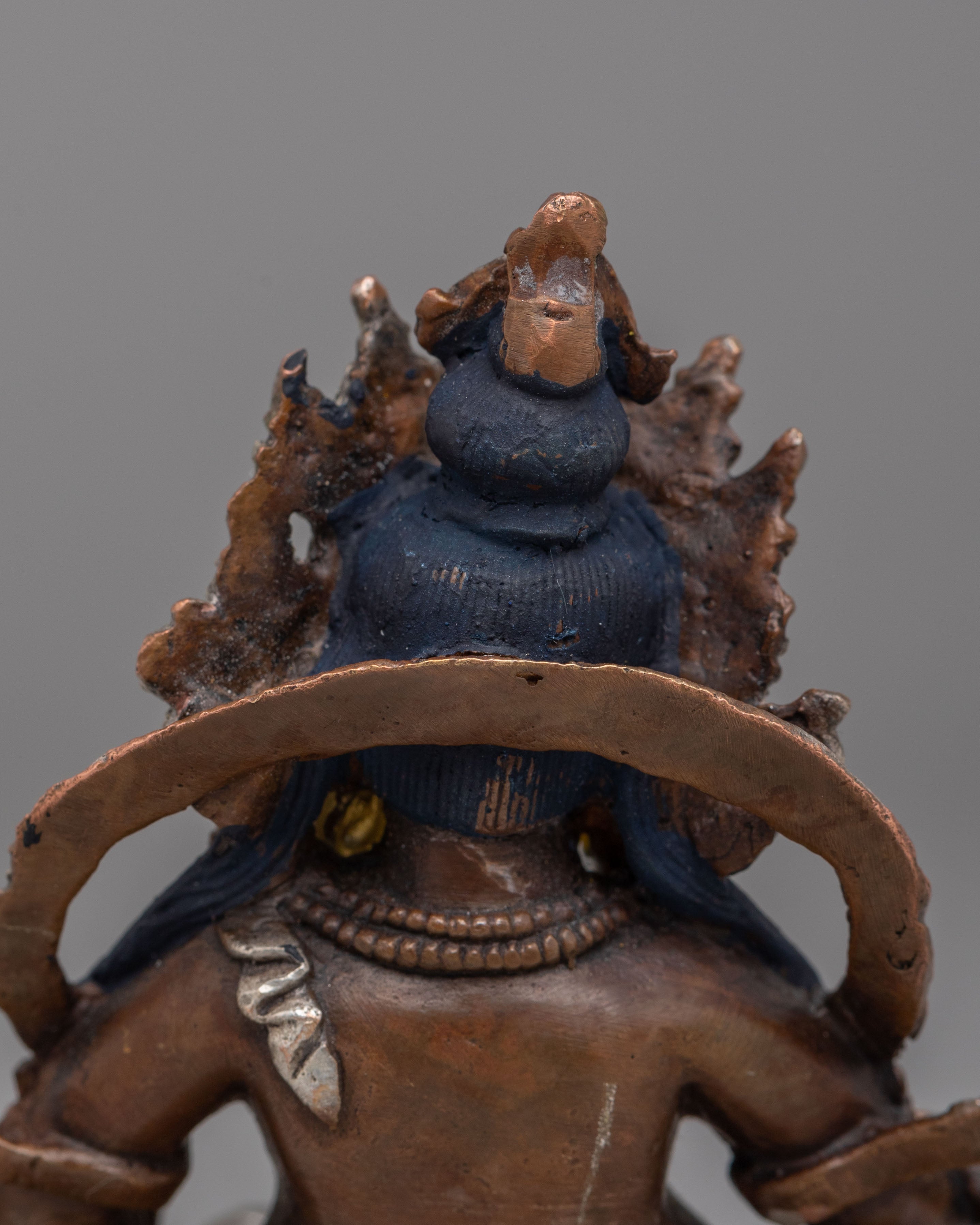 Spiritual Dzambhala Wealth Deity Statue | Buddhist Figurine