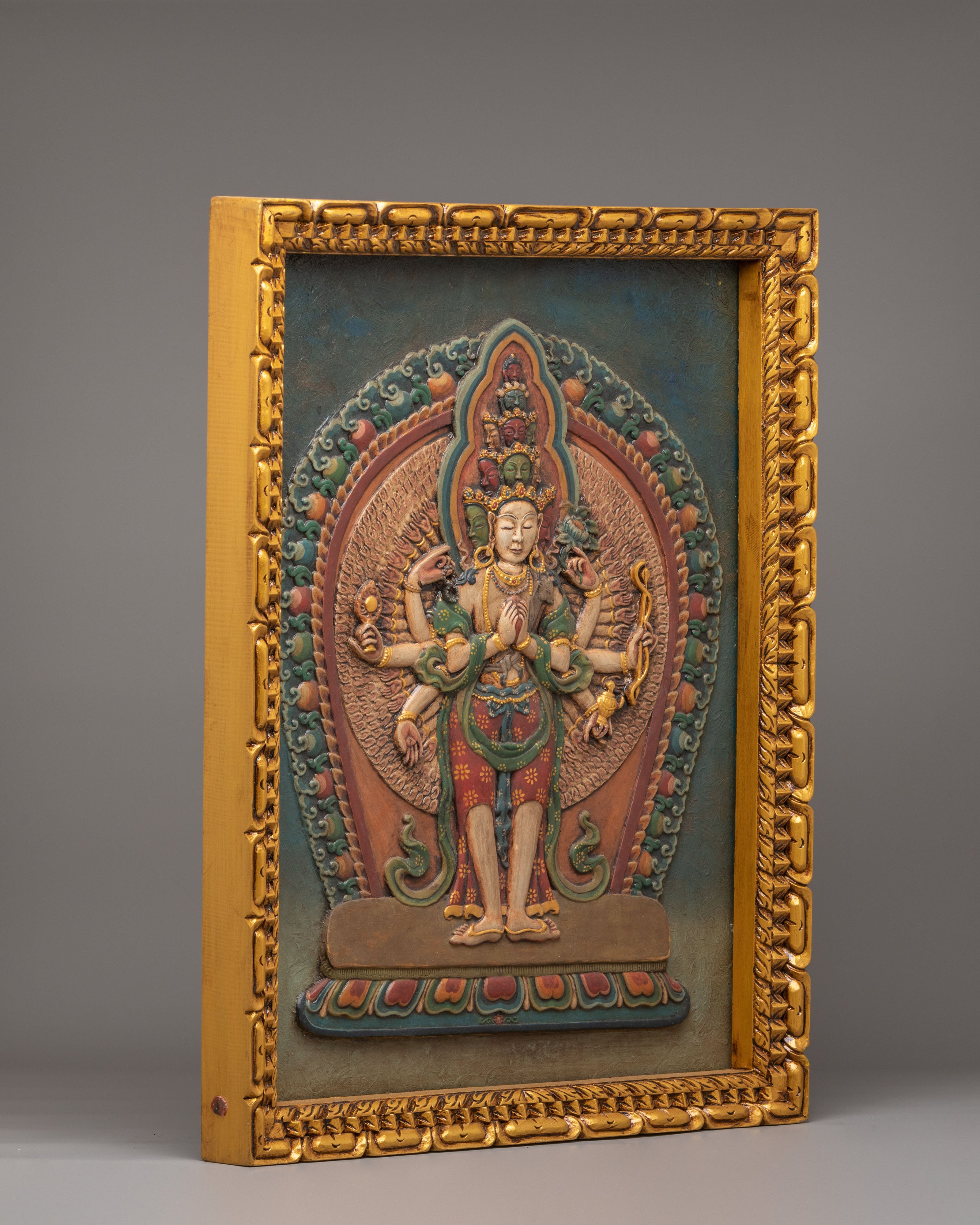 1000-armed Chenrezig Wall Hanging | Traditional Tibetan Artwork