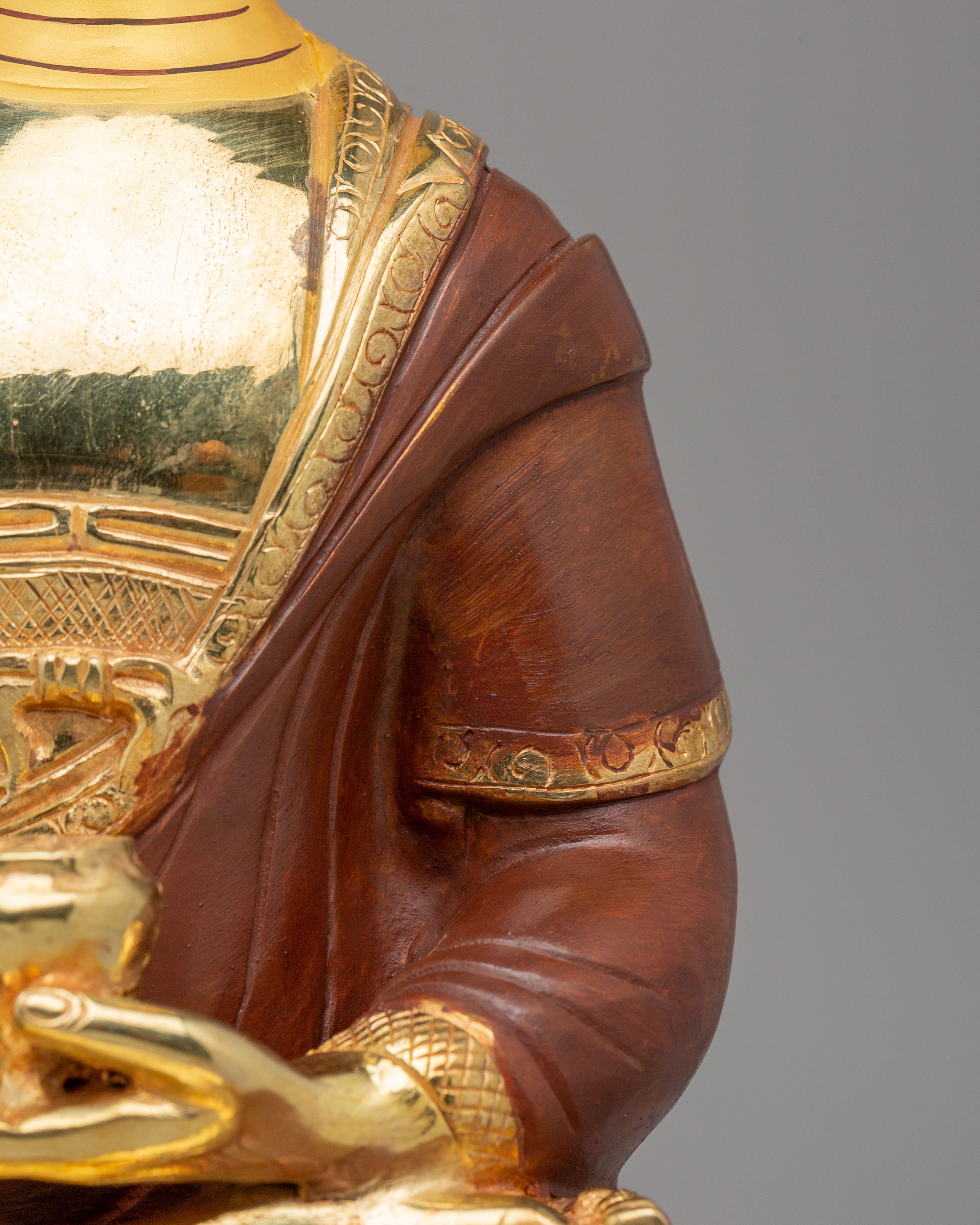 Buddha Dharma Sangha Set Statue | Tibetan Spiritual Art for Meditation and Decor