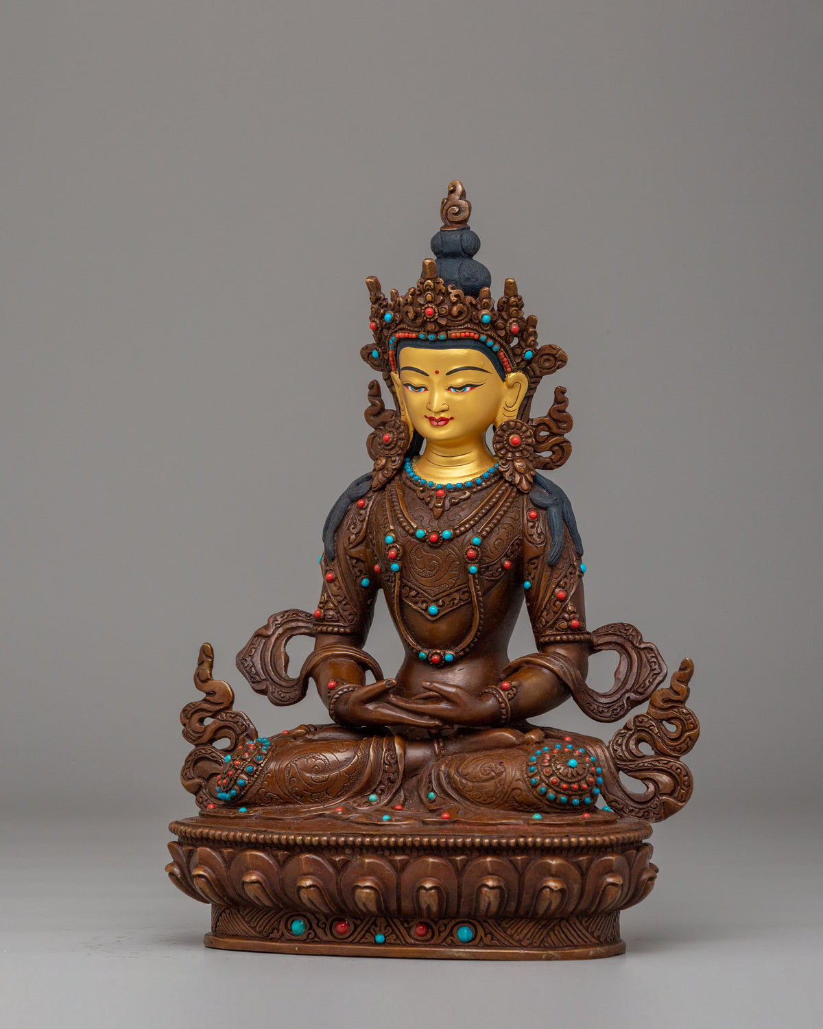 Handmade Altar Amitayus Statue | The Buddha of Infinite Life