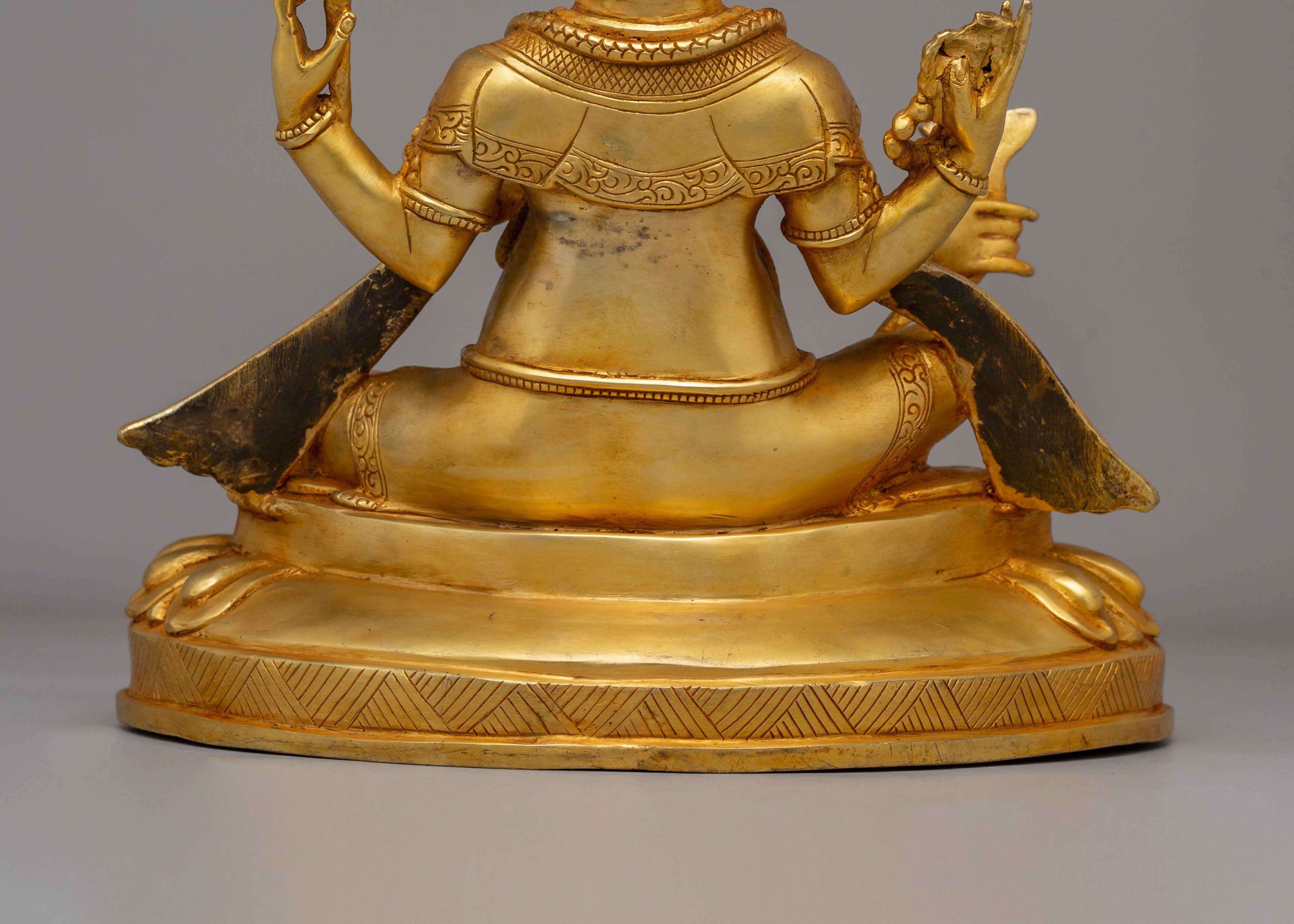 God Ganesh Divine Handcrafted Sculpture | Hindu Elephant God Figurine