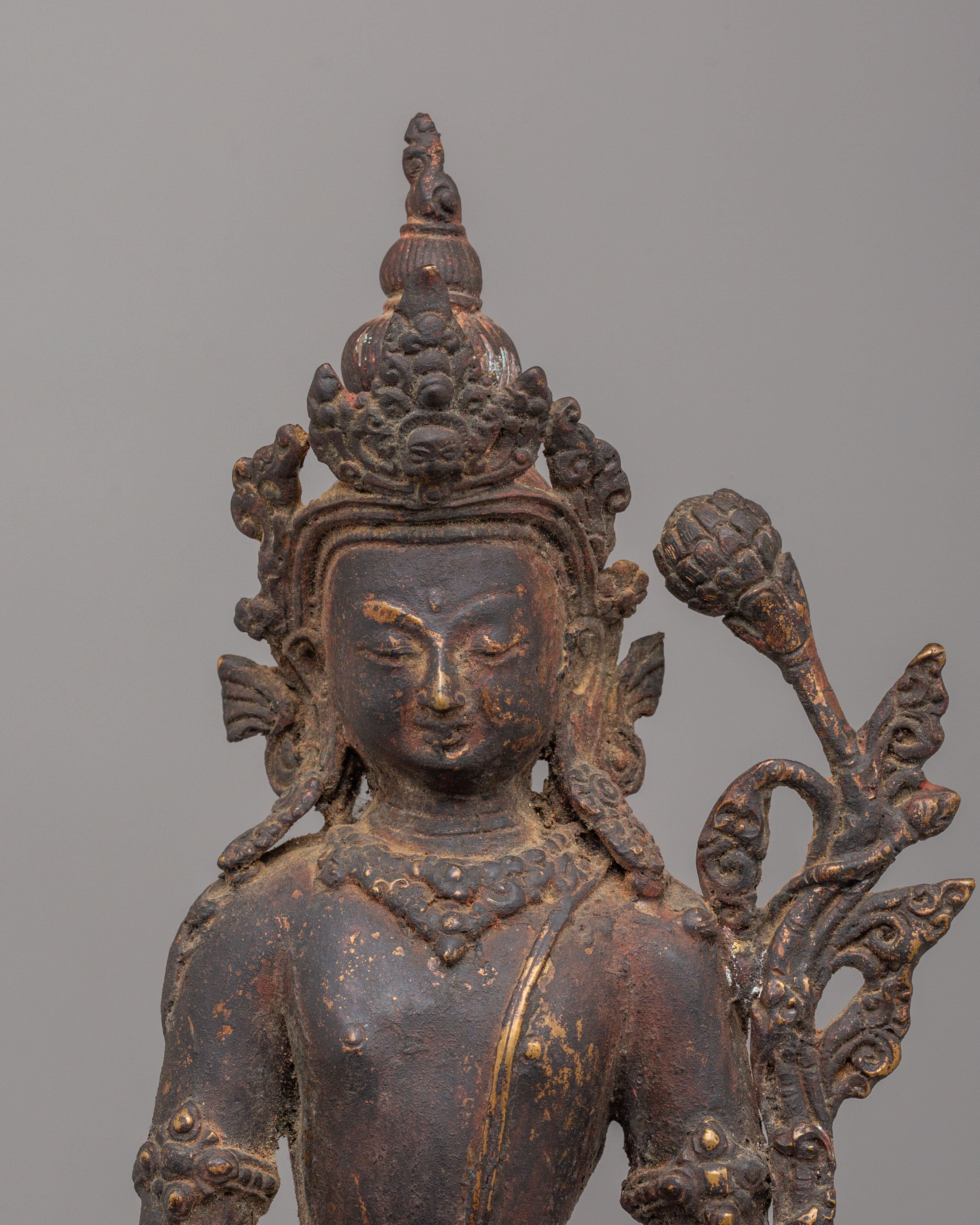 Traditional Buddhist Padmapani Statue | Symbol of Compassion and Wisdom