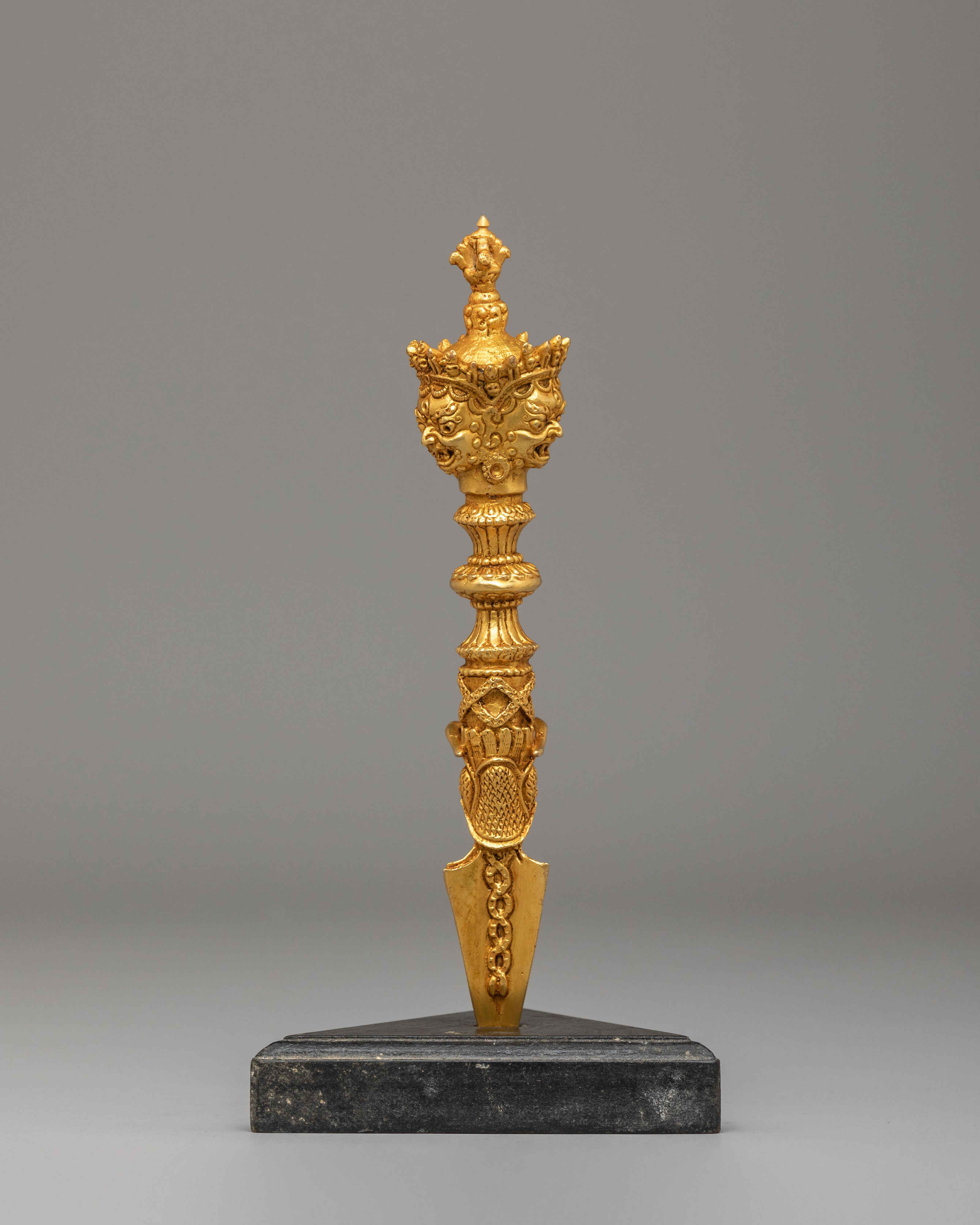 Traditional Tibetan Ritual Dagger Phurba | Sacred Tool for Spiritual Practice