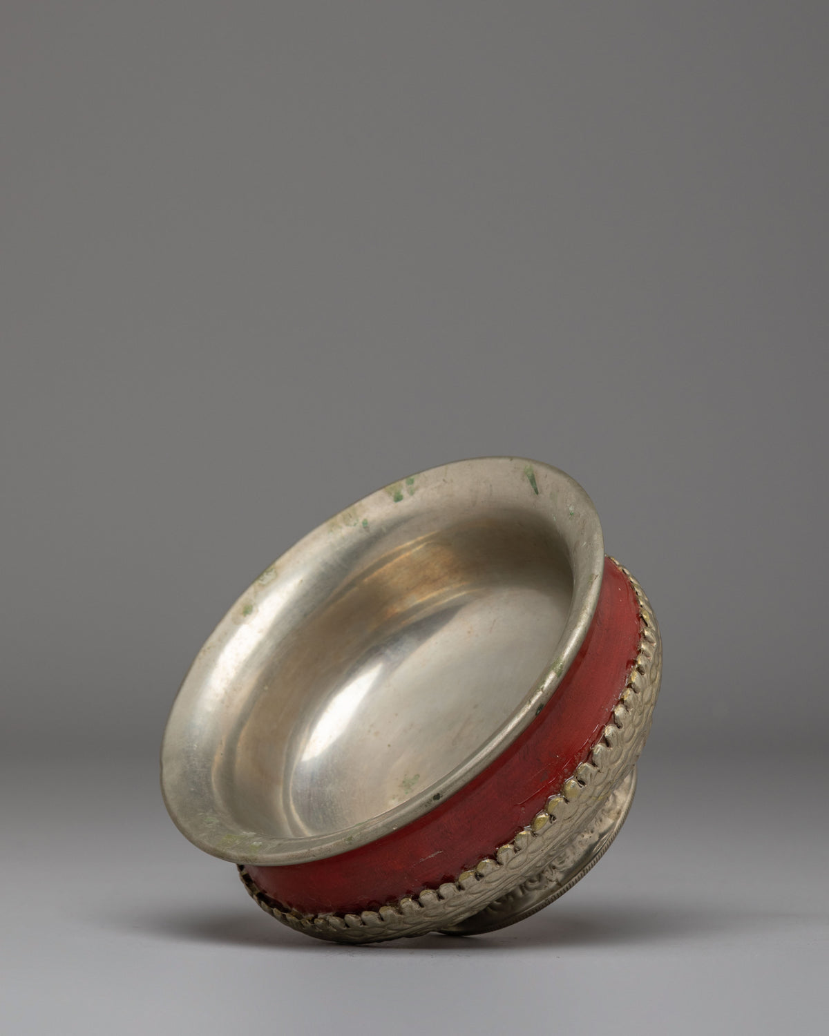 Handmade Tibetan Ritual Bowl | Offering Bowl for Puja & Meditation