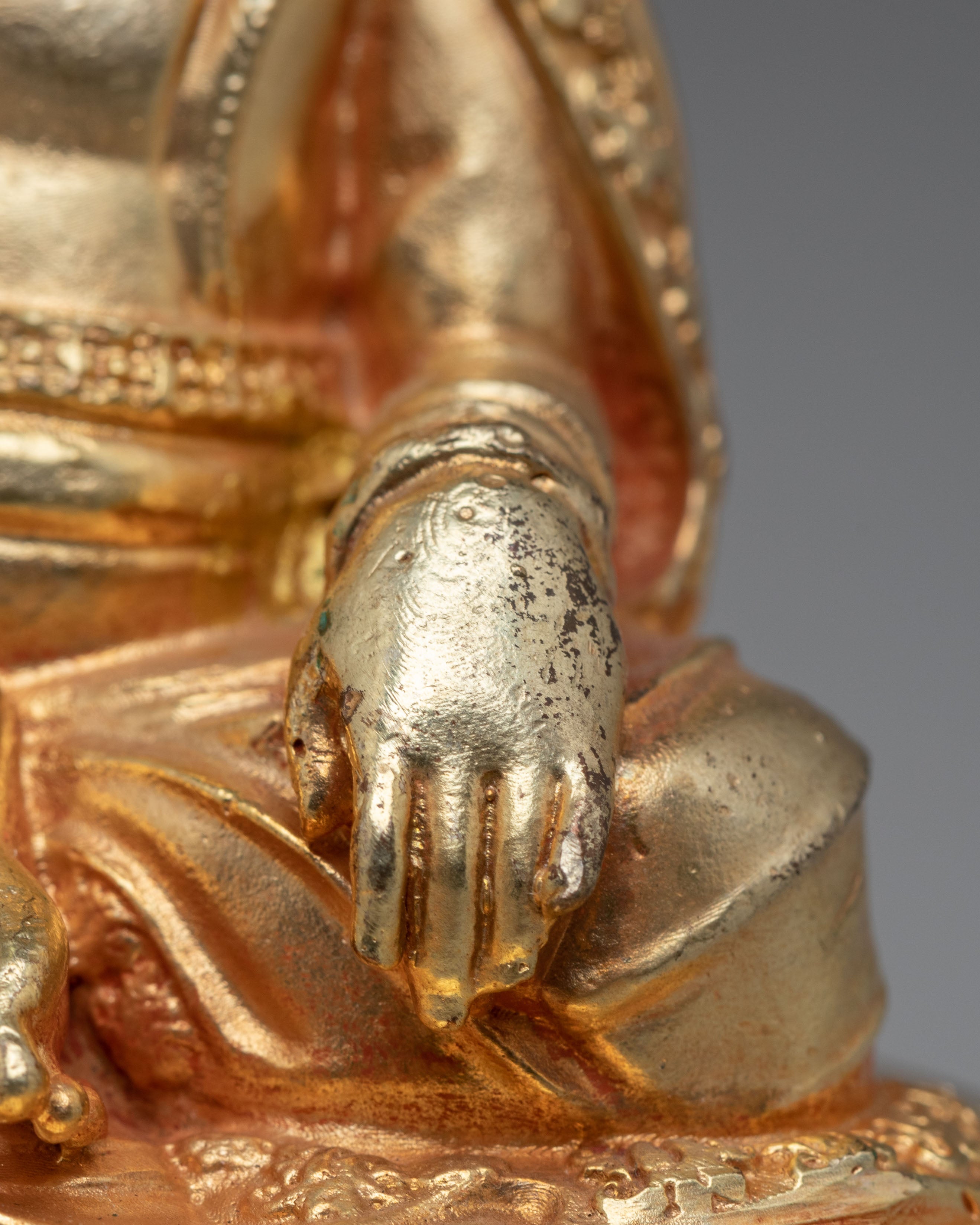 Sacred Buddhist Marpha Statue | Himalayan Spiritual Altar Artwork