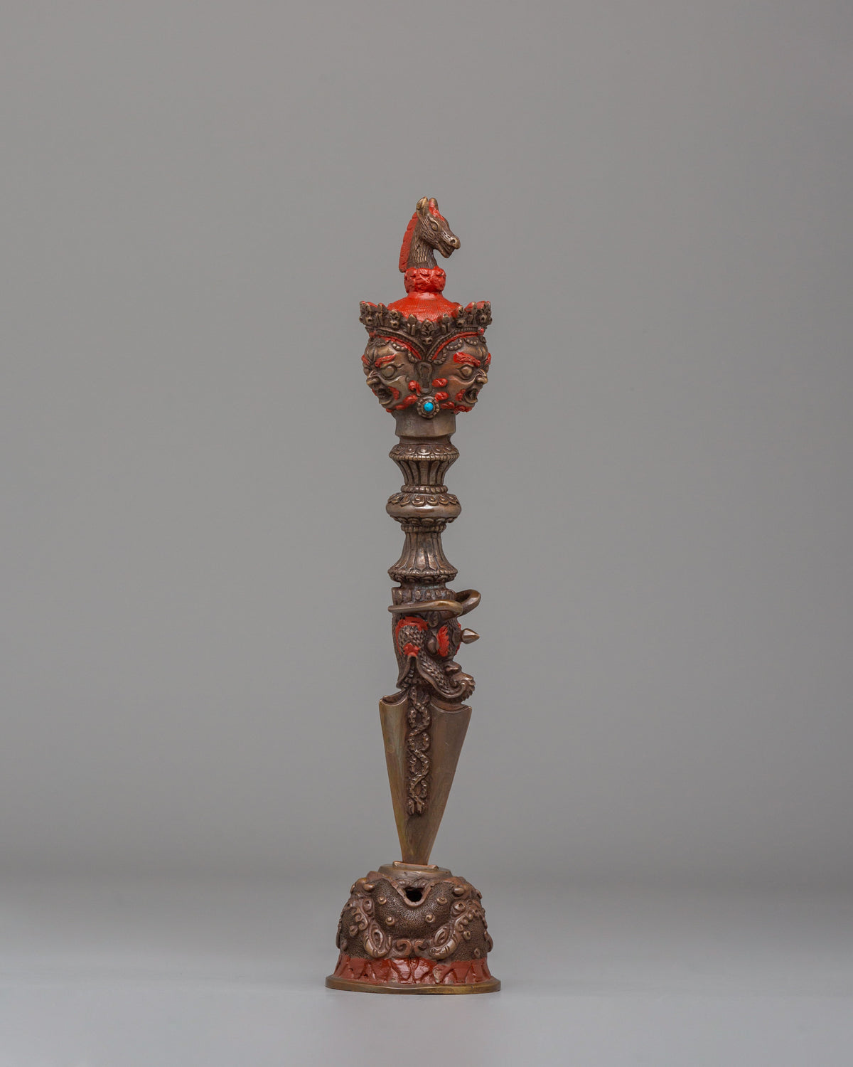 Sacred Hayagriva Phurba | Handcrafted Copper Ritual Dagger