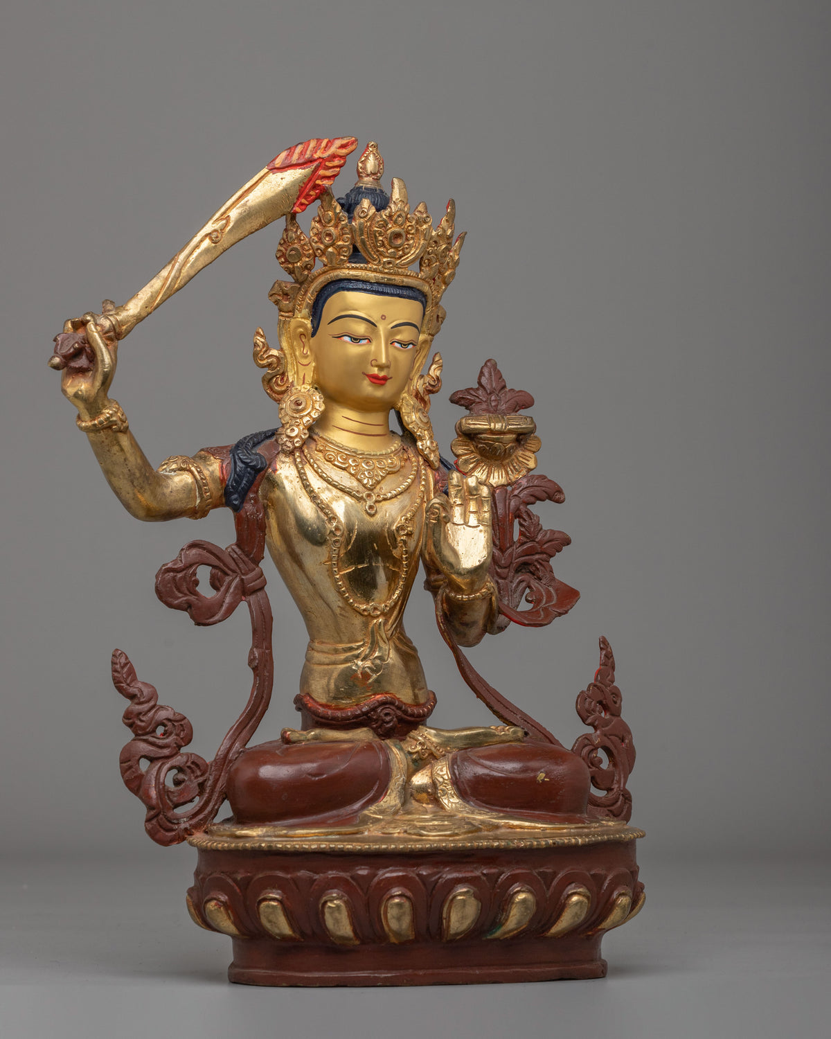 Manjushri Meditation Statue | Symbol of Wisdom & Enlightenment