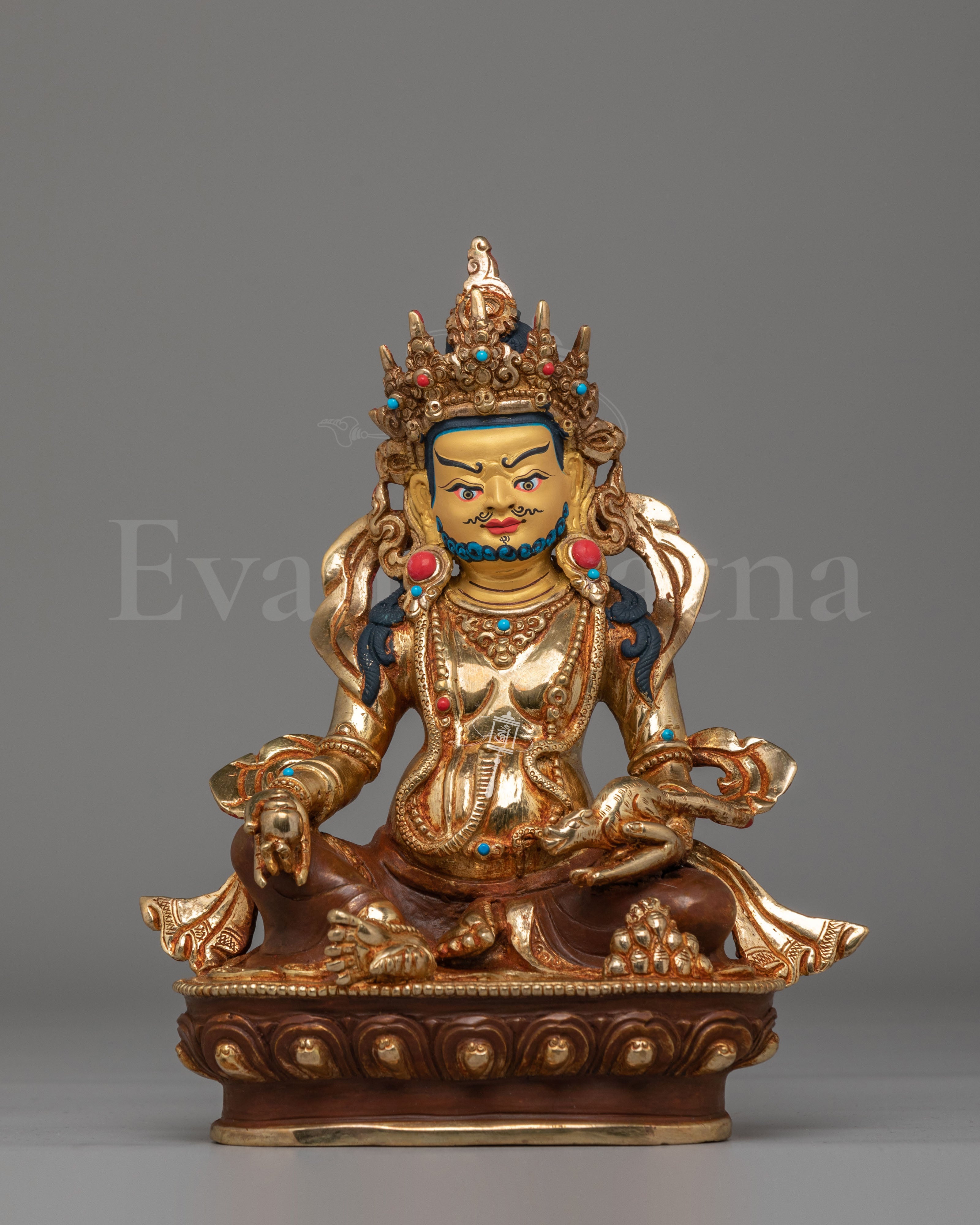Handcrafted Dzambhala Altar Sculpture