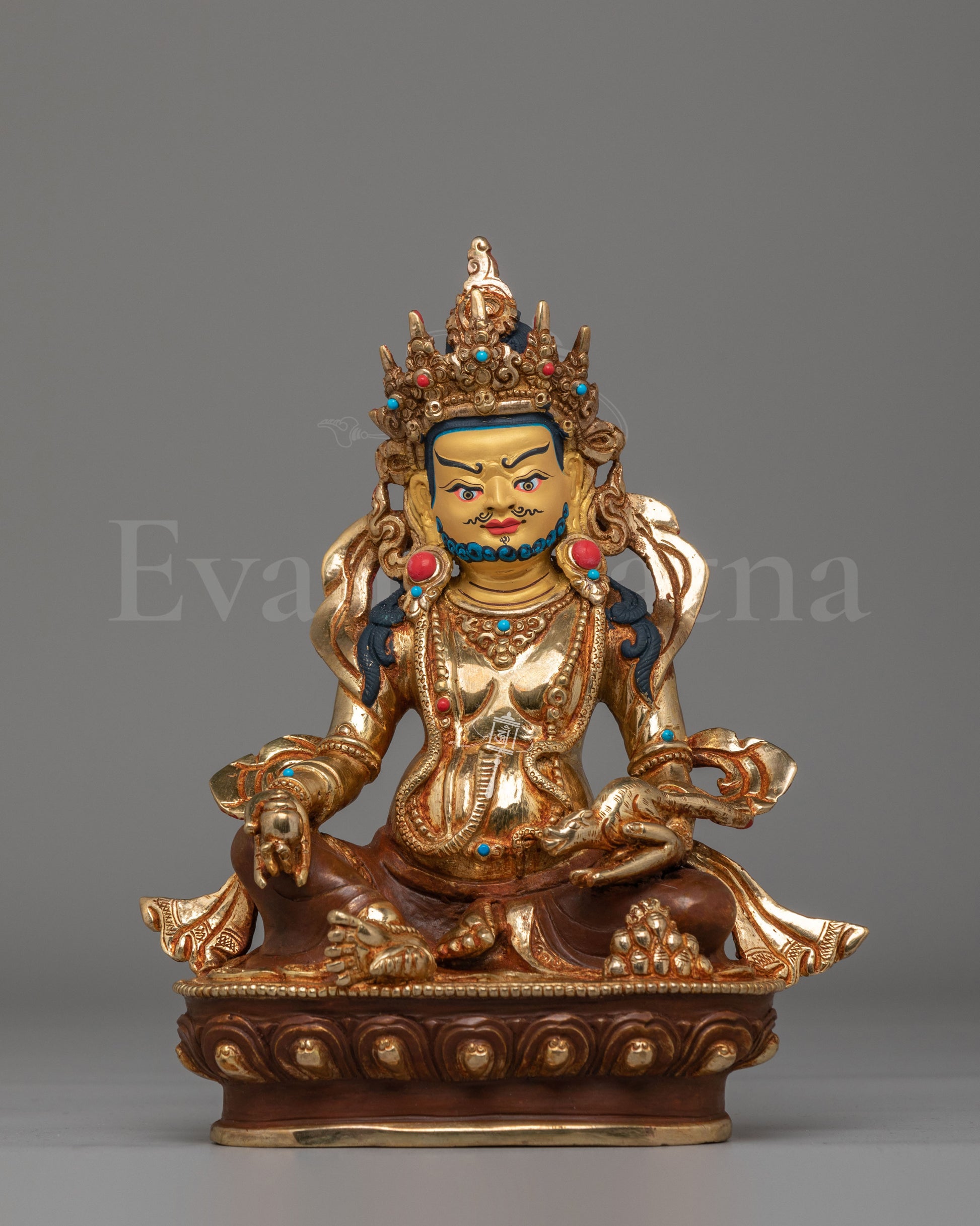 Handcrafted Dzambhala Altar Sculpture