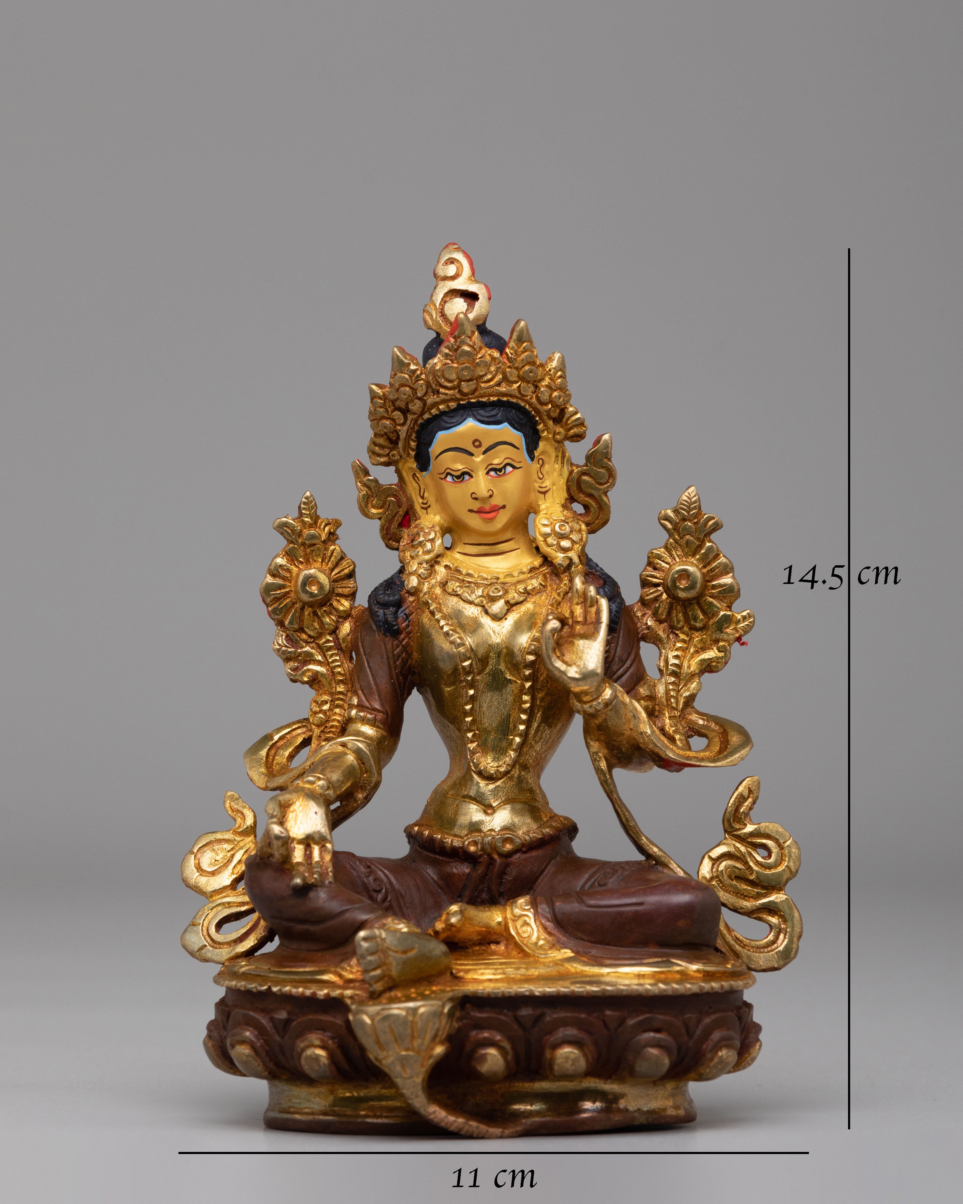 Healing Goddess Green Tara Statue | Embrace Divine Compassion and Protection