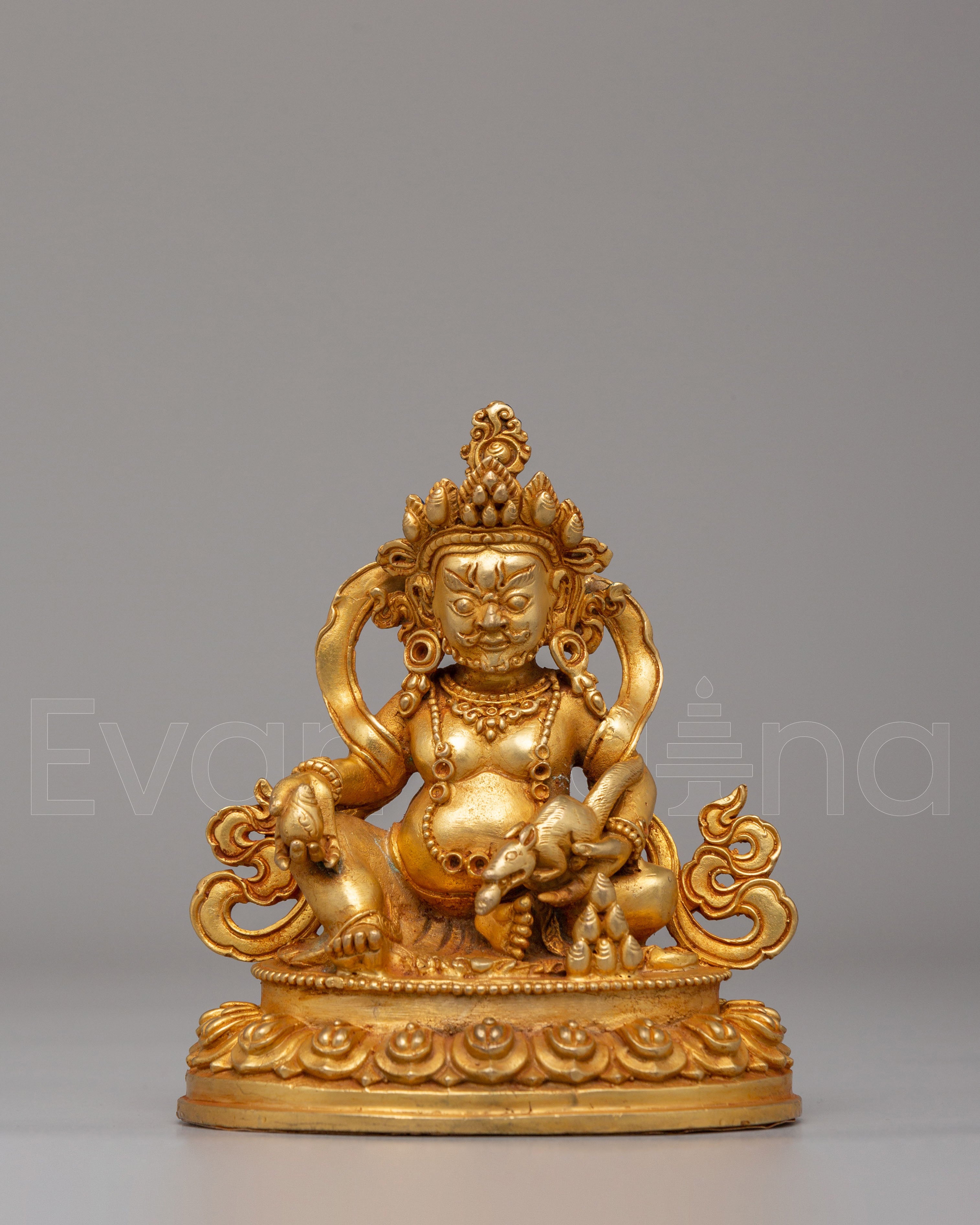 Handcrafted Dzambhala Sculpture