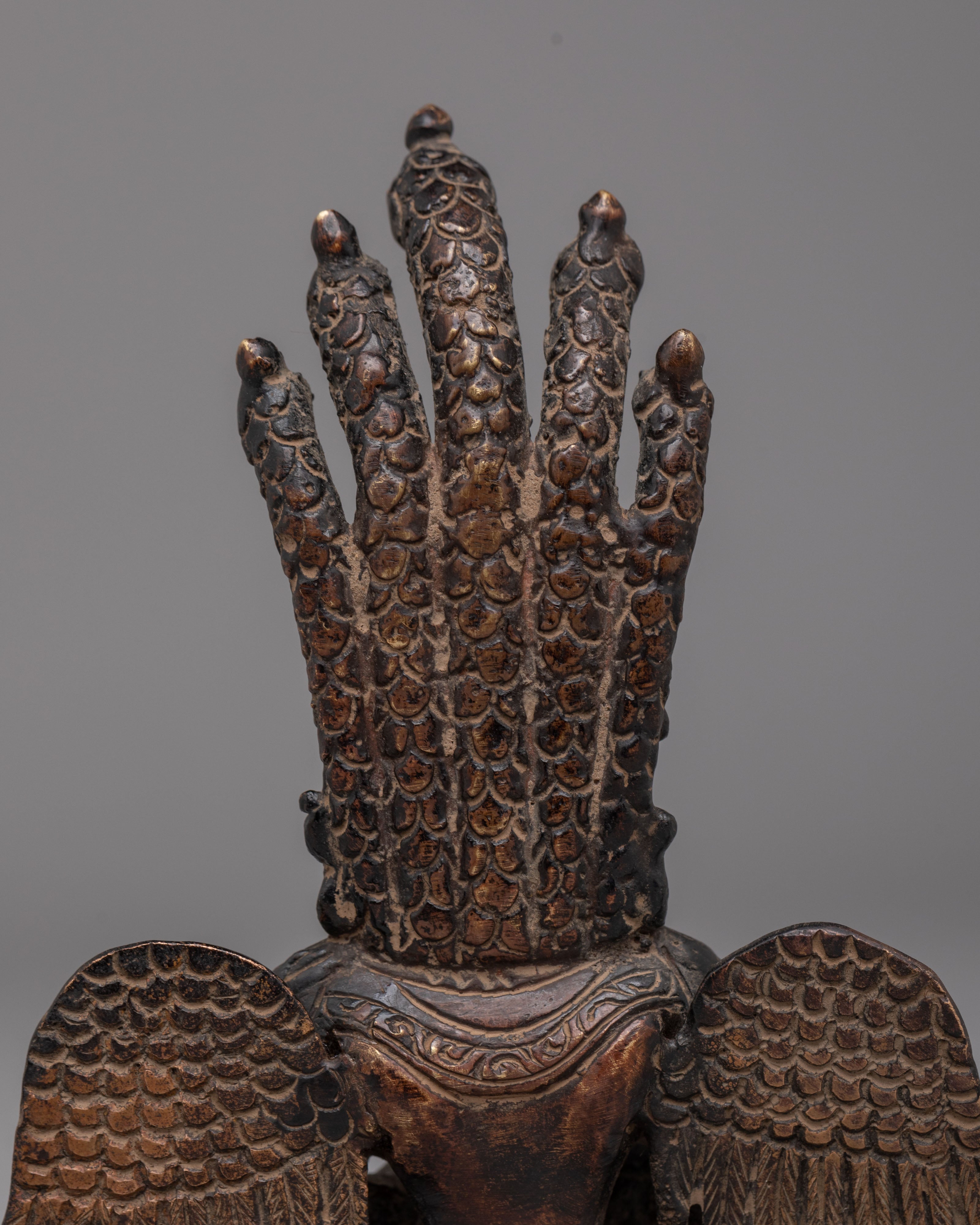 Nagkanya Deity Figurine | Copper Body with Antique Finishing