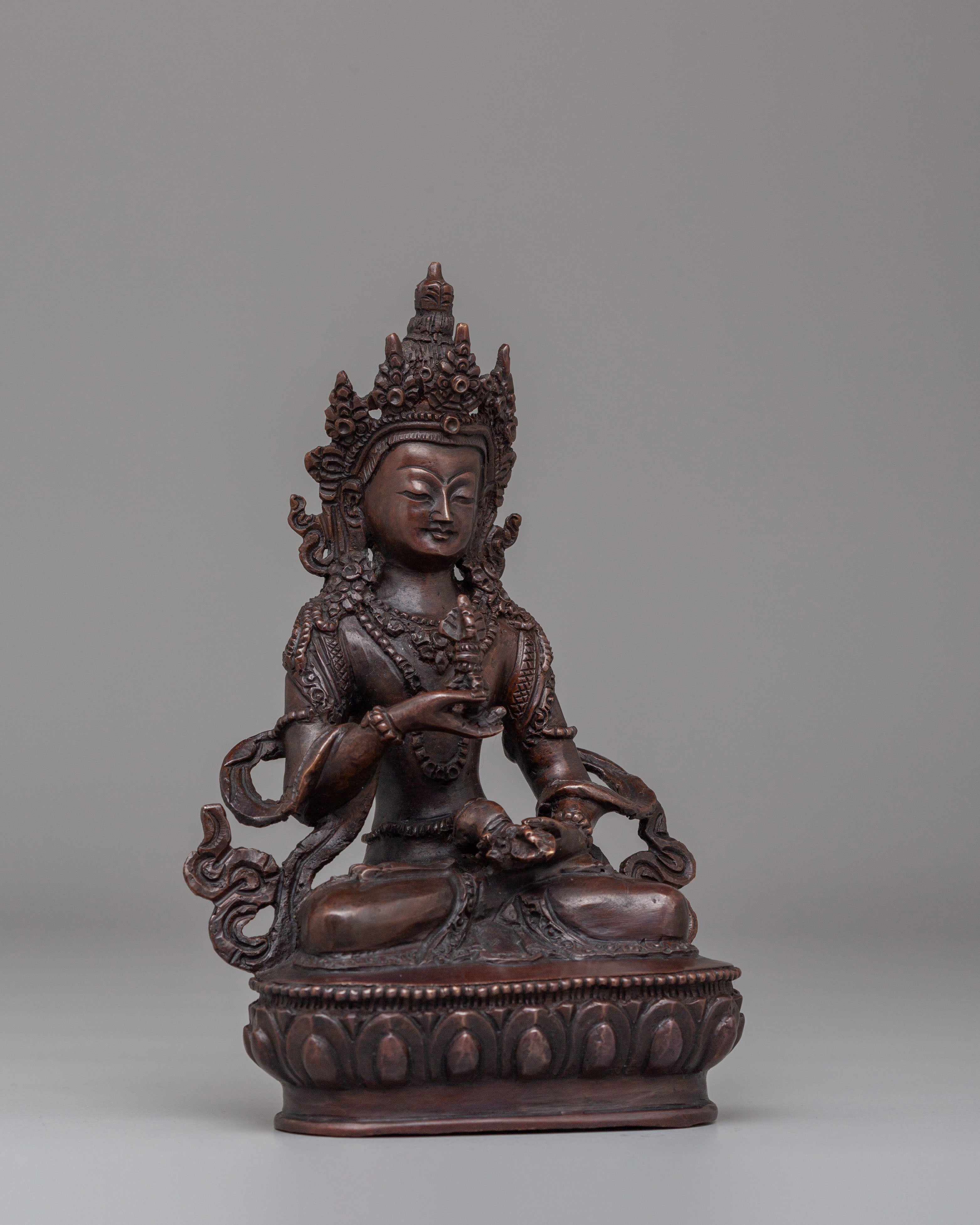 Spiritual Vajrasattva Deity Statue | Tibetan Buddhist Sculpture