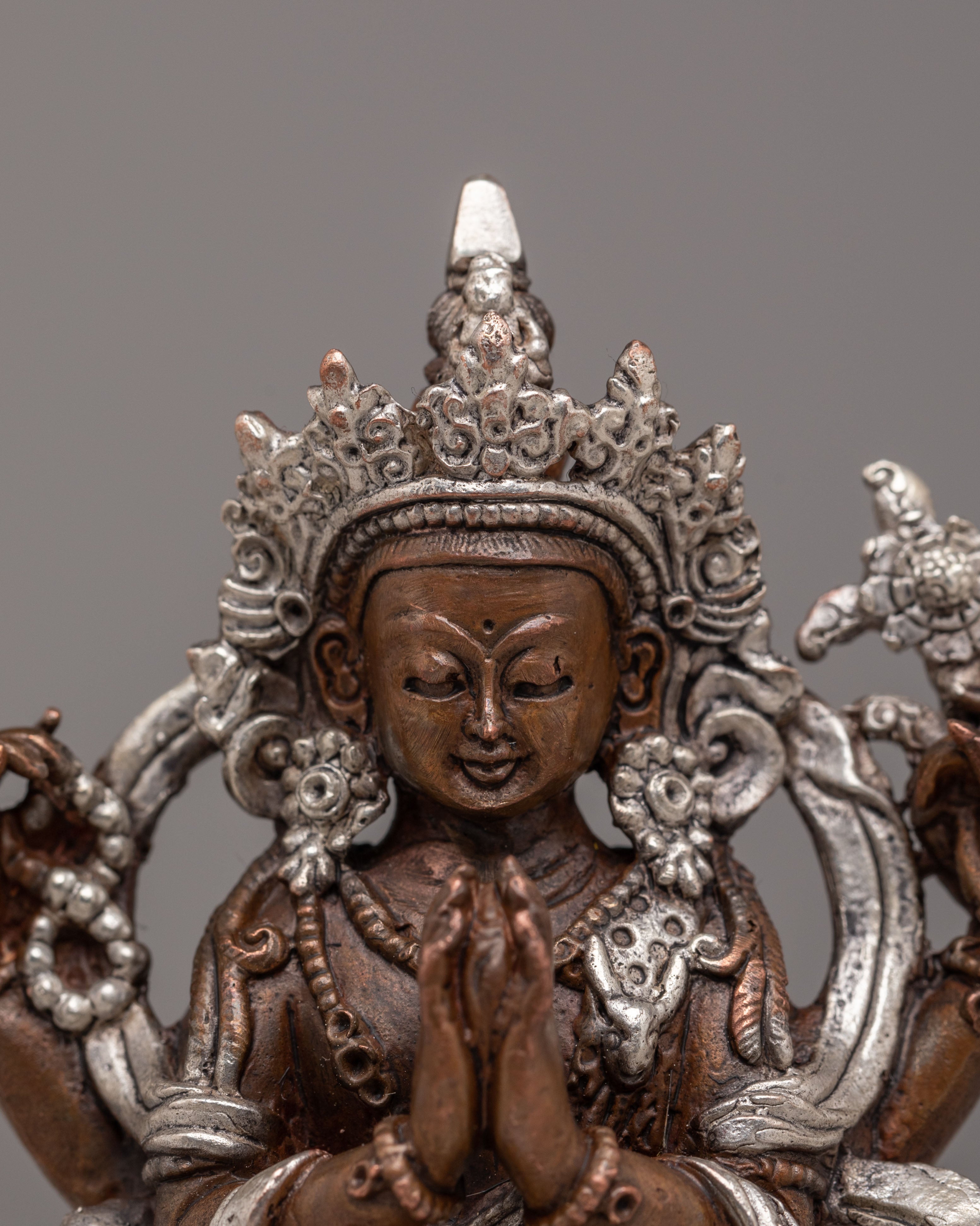 Spiritual Chenrezig Deity Statue | Symbolizing Compassion and Protection