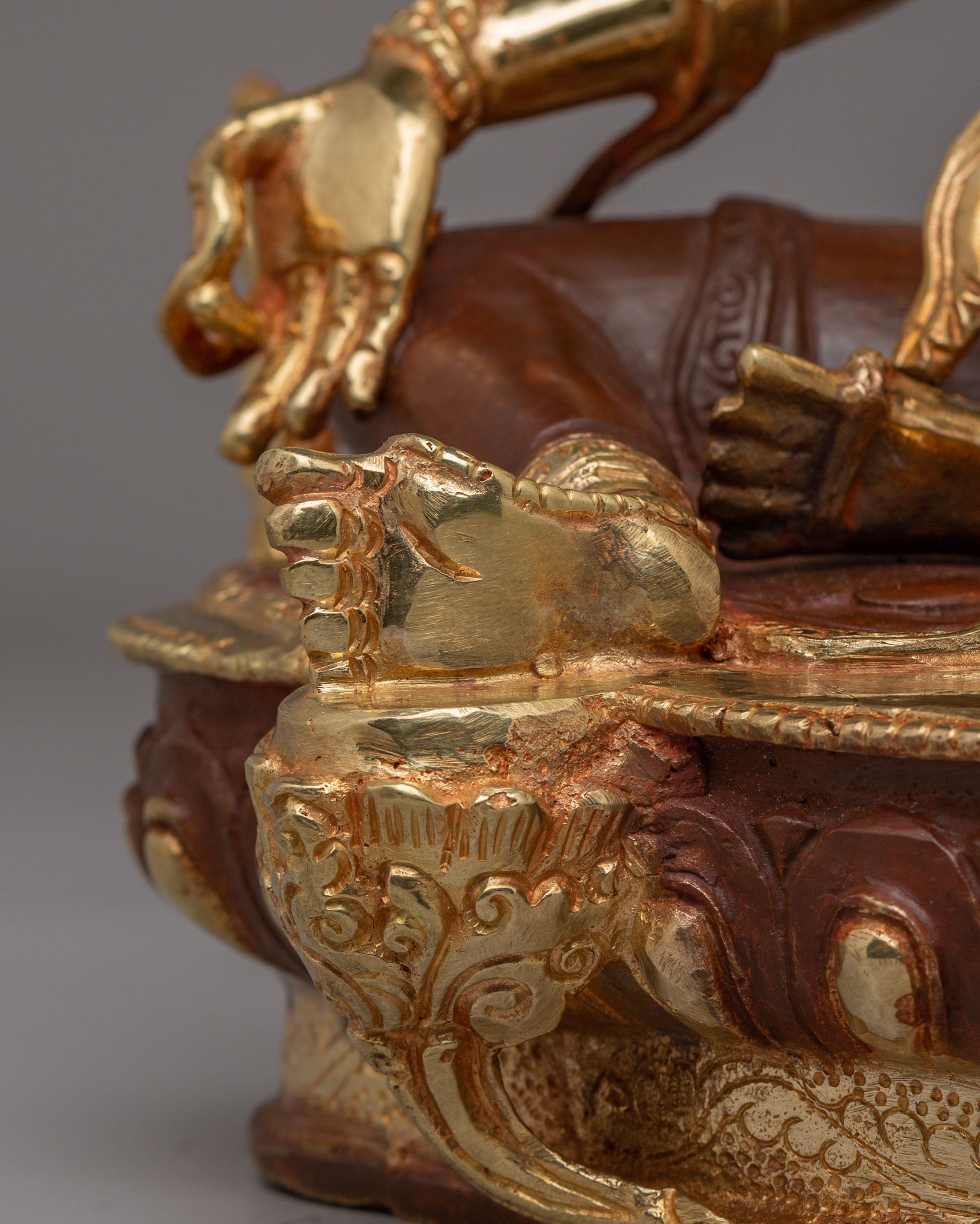 Green Tara Himalayan Copper Statue | Traditional Green Tara Statue