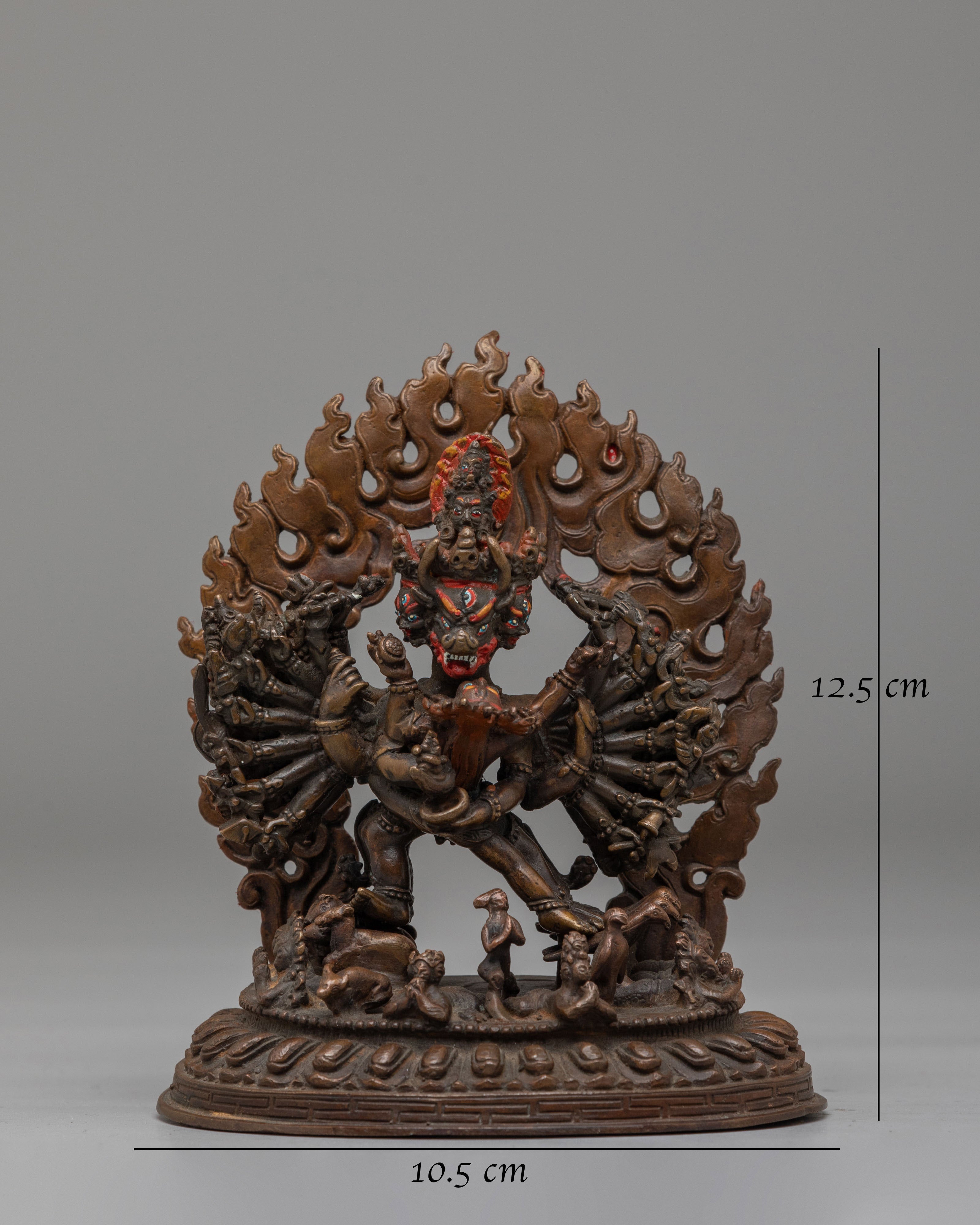 Sacred Yamantaka Statue | Wrathful Protector Deity