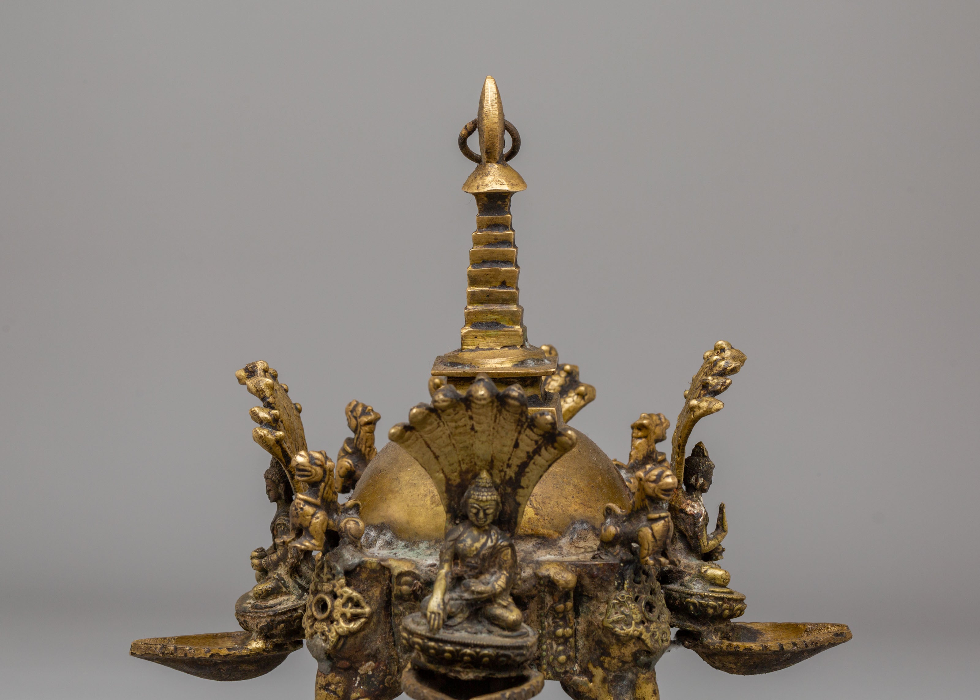 Five Dhyani Buddha Hanging Stupa Dalucha | Symbol of Spiritual Awakening