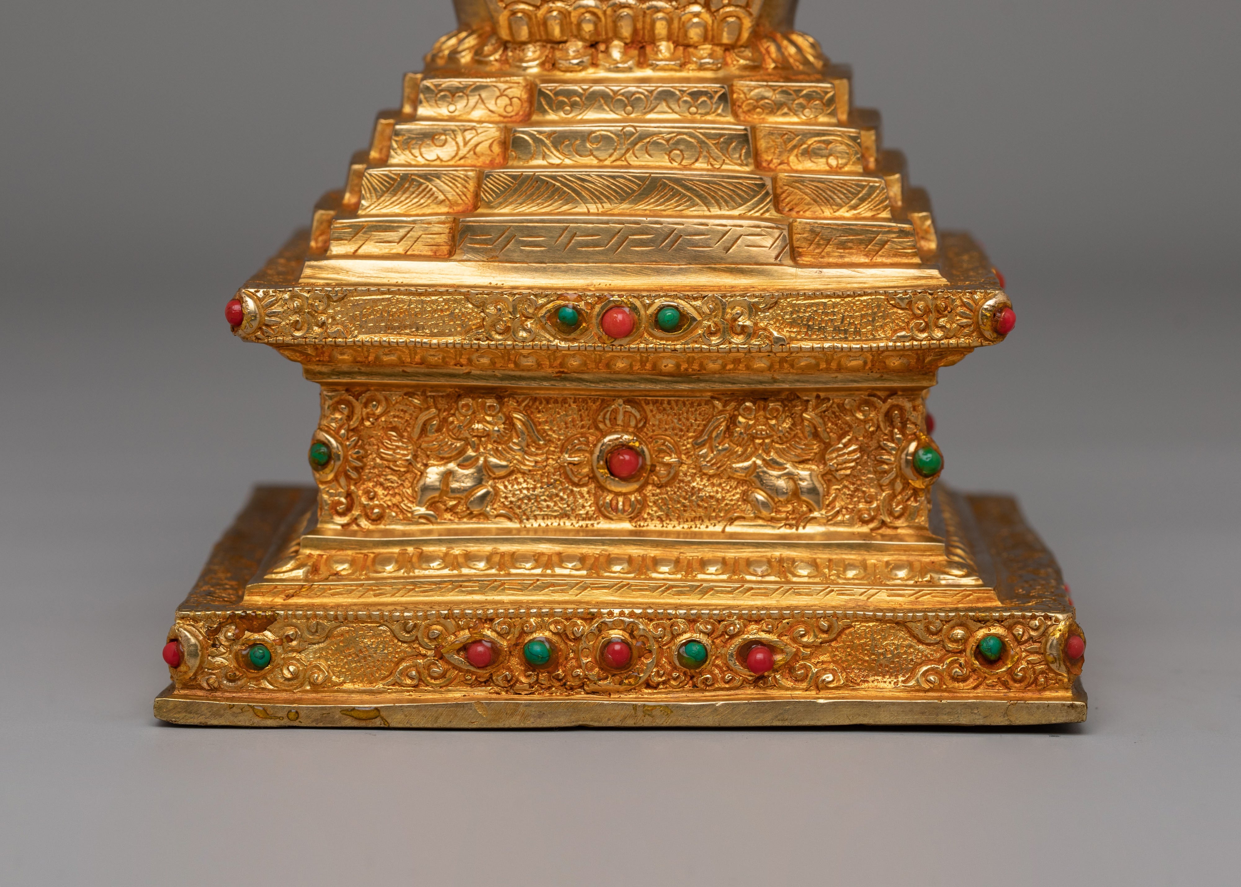 Buddhist Stupa of Great Miracles | Handcrafted Buddhist Shrine