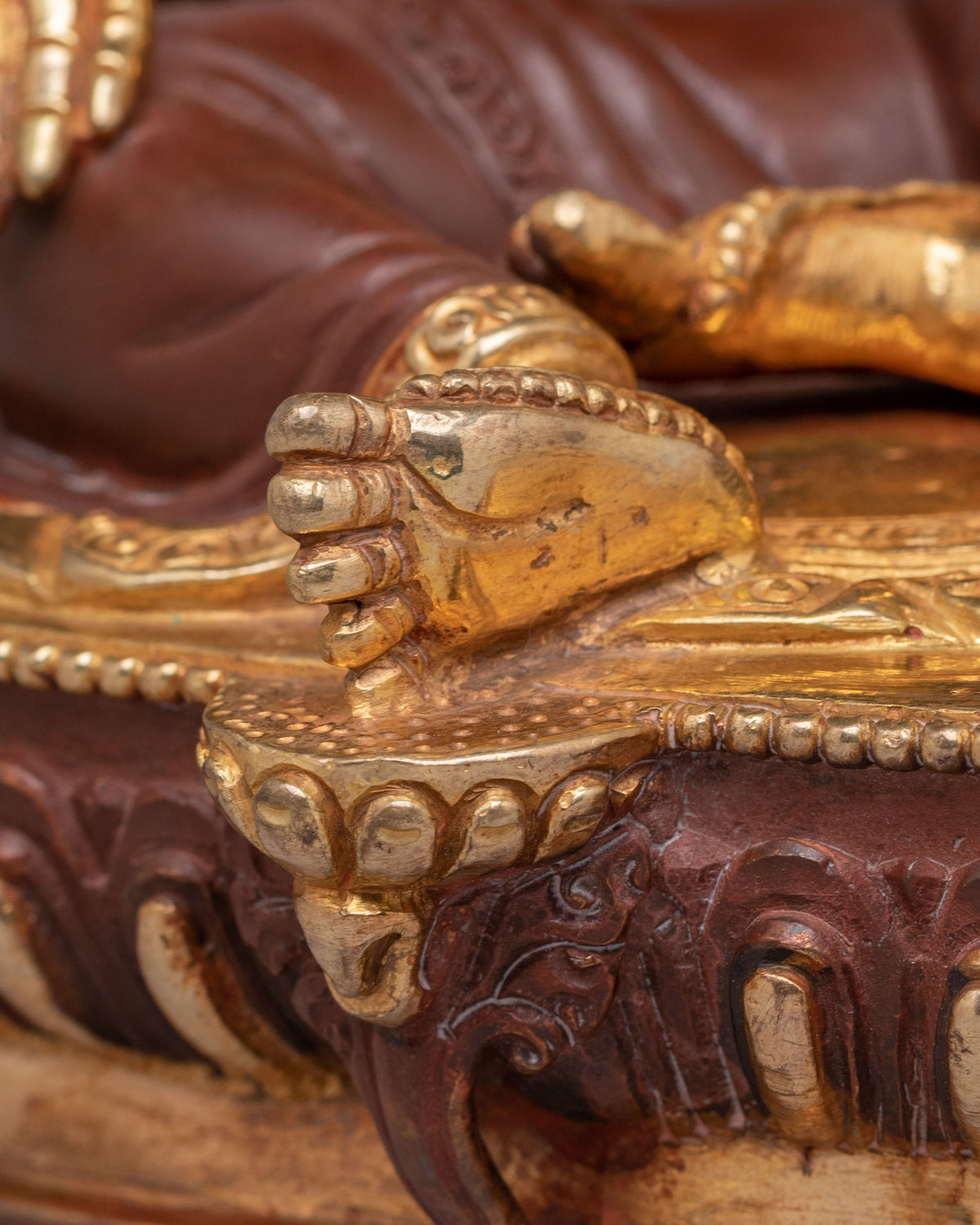 Handmade Green Tara Goddess Statue | Tibetan Spiritual Decor