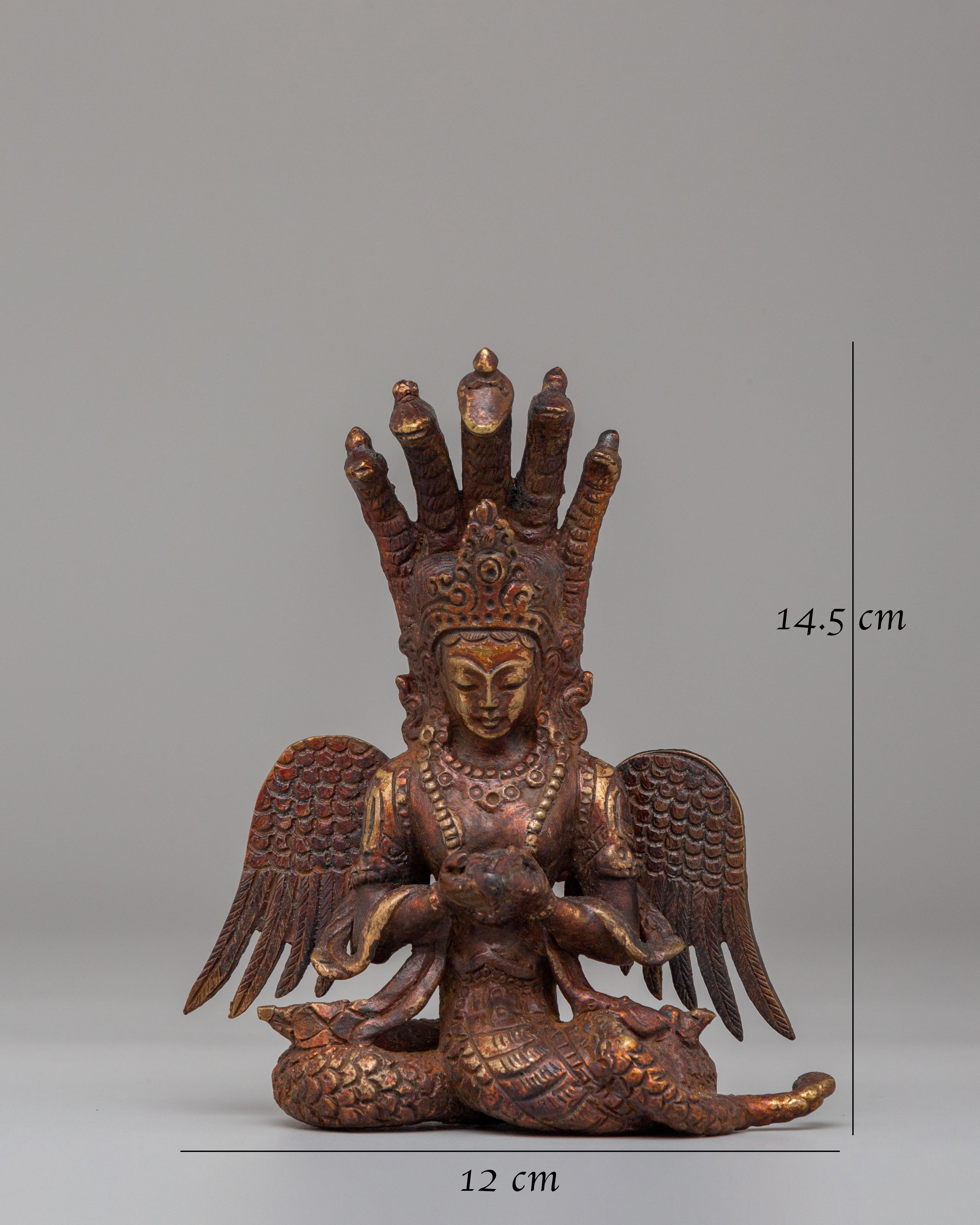 Handmade Nagkanya Statue for Protection | Guardian of the Underworld