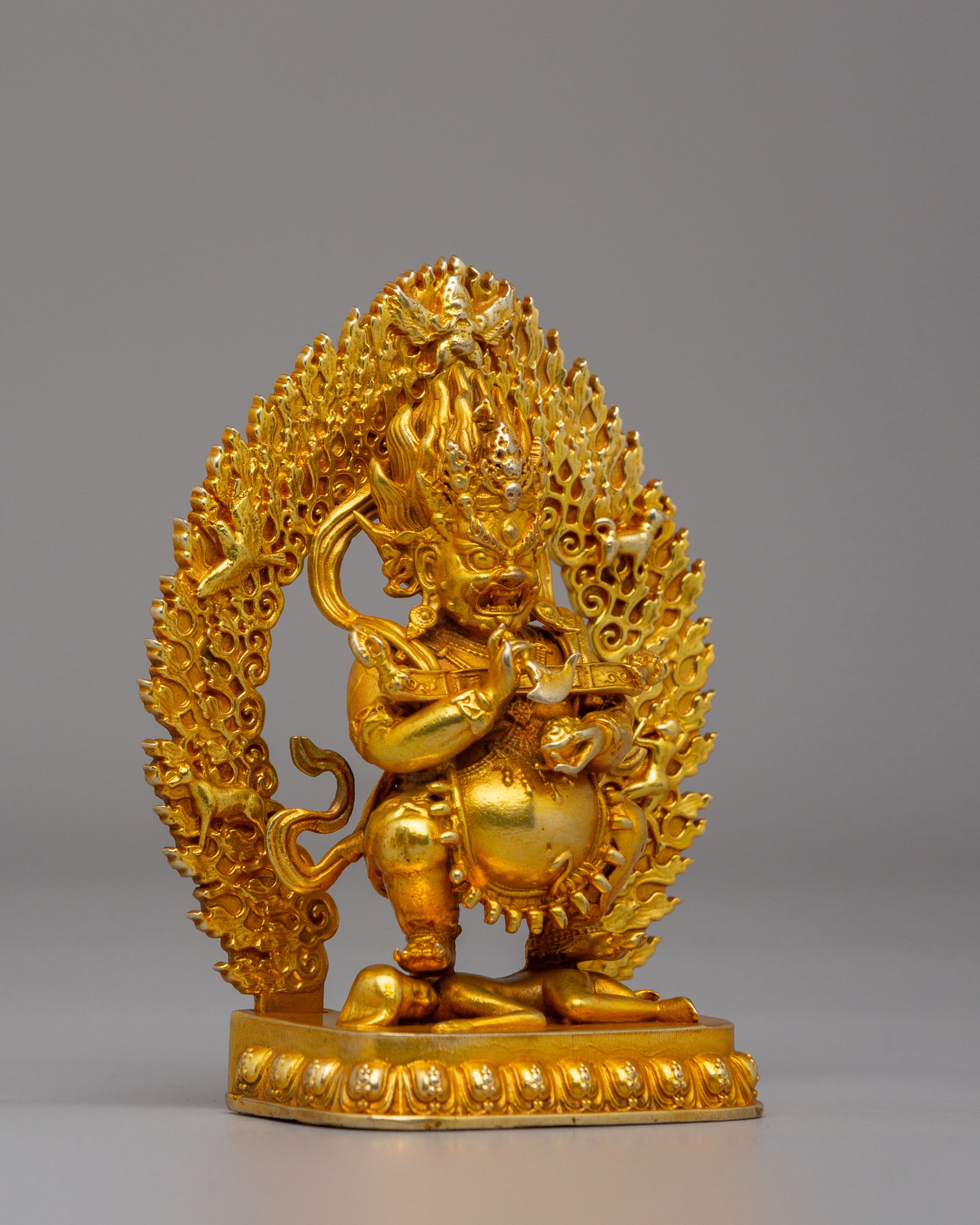Buddhist Sakya Mahakala Deity Statue | Symbolizing Power & Protection