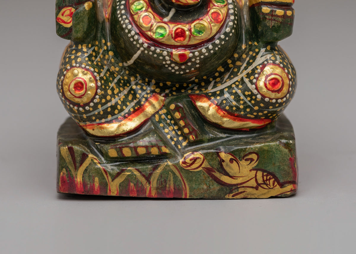 Sacred Ganesha Figurine | Spiritual Home Decor for Harmony and Blessings