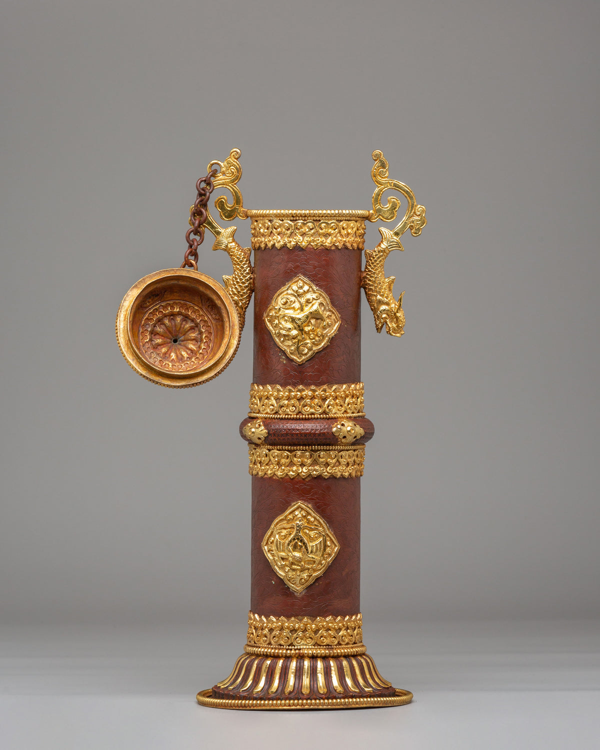 Traditional Tibetan Incense Holder | Handcrafted Ritual Tool