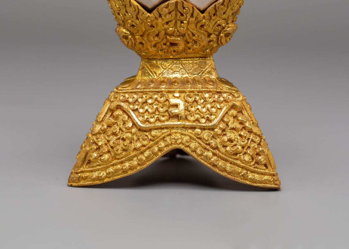 Himalayan Sacred Offering Kapala | Handcrafted Ritual Vessel