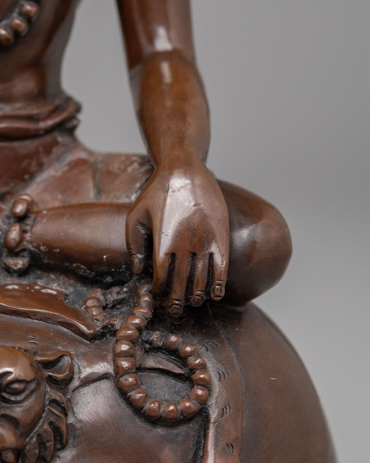 Spiritual Hindu Deity Shiva Statue | Oxidized Copper Body with Intricate Details