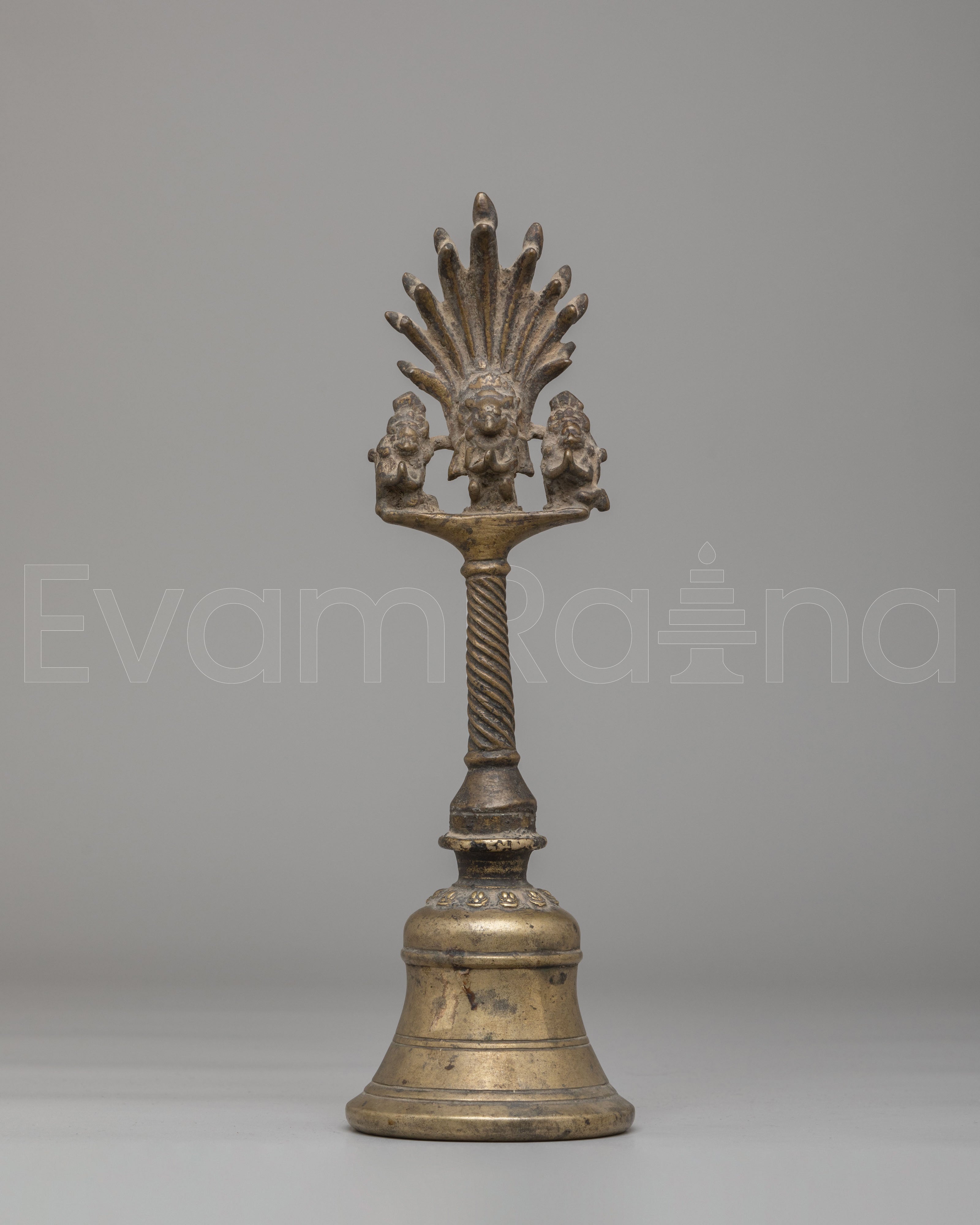 Handcrafted Antique Bronze Bell 