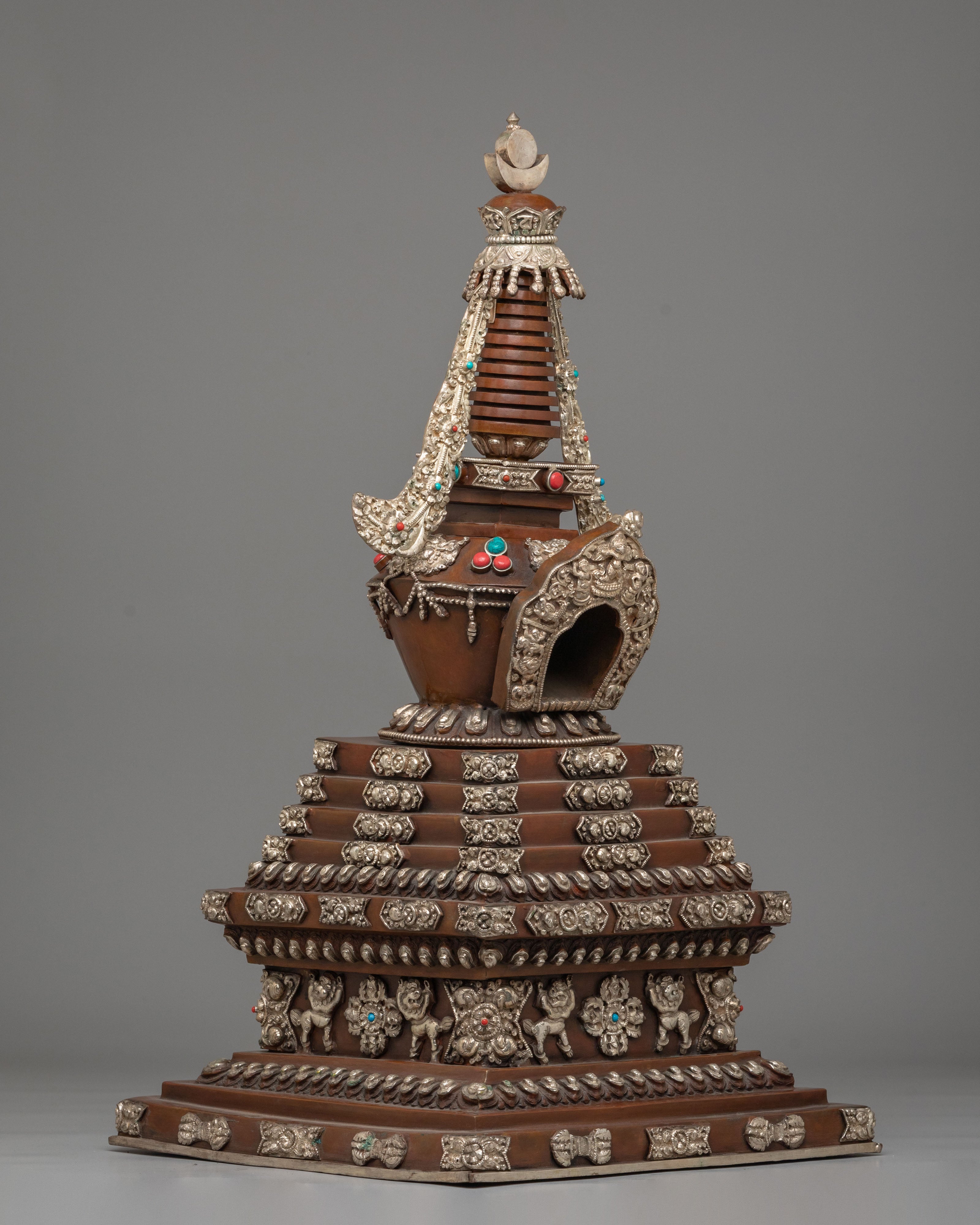 Handcrafted Traditional Tibetan Stupa | Meditation and Spiritual Practices