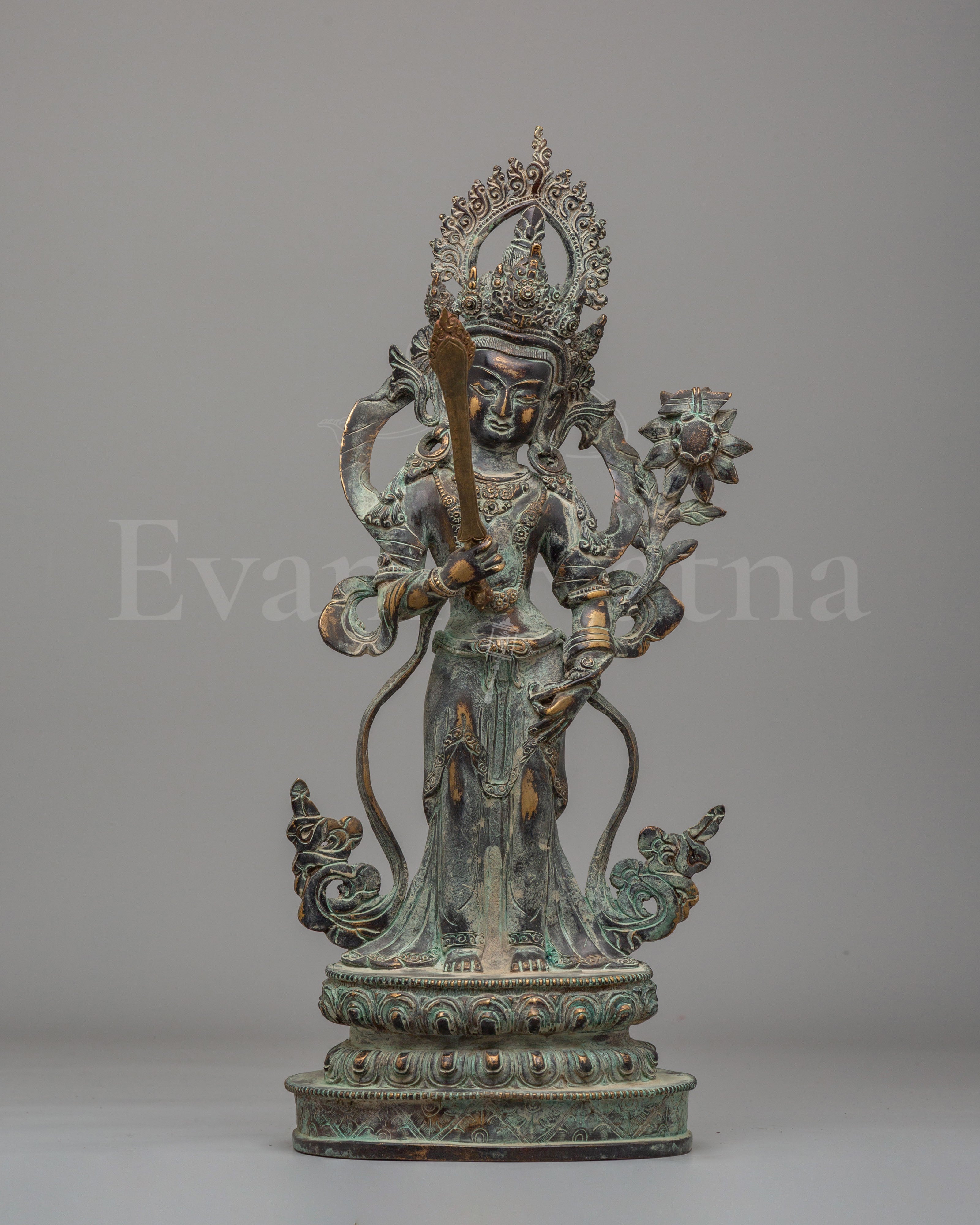 Handcrafted Manjushri Figurine
