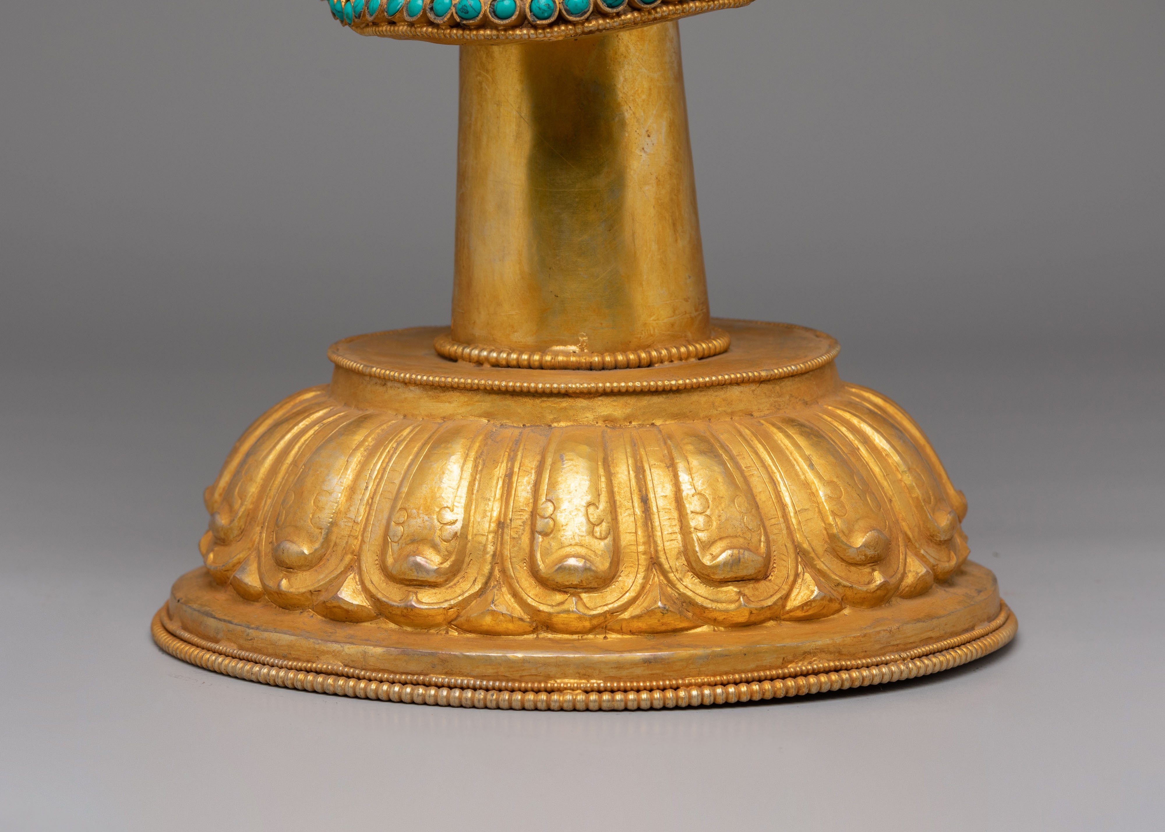 Buddhist-Inspired Ritual Skull Sculpture | Traditional Himalayan Artwork