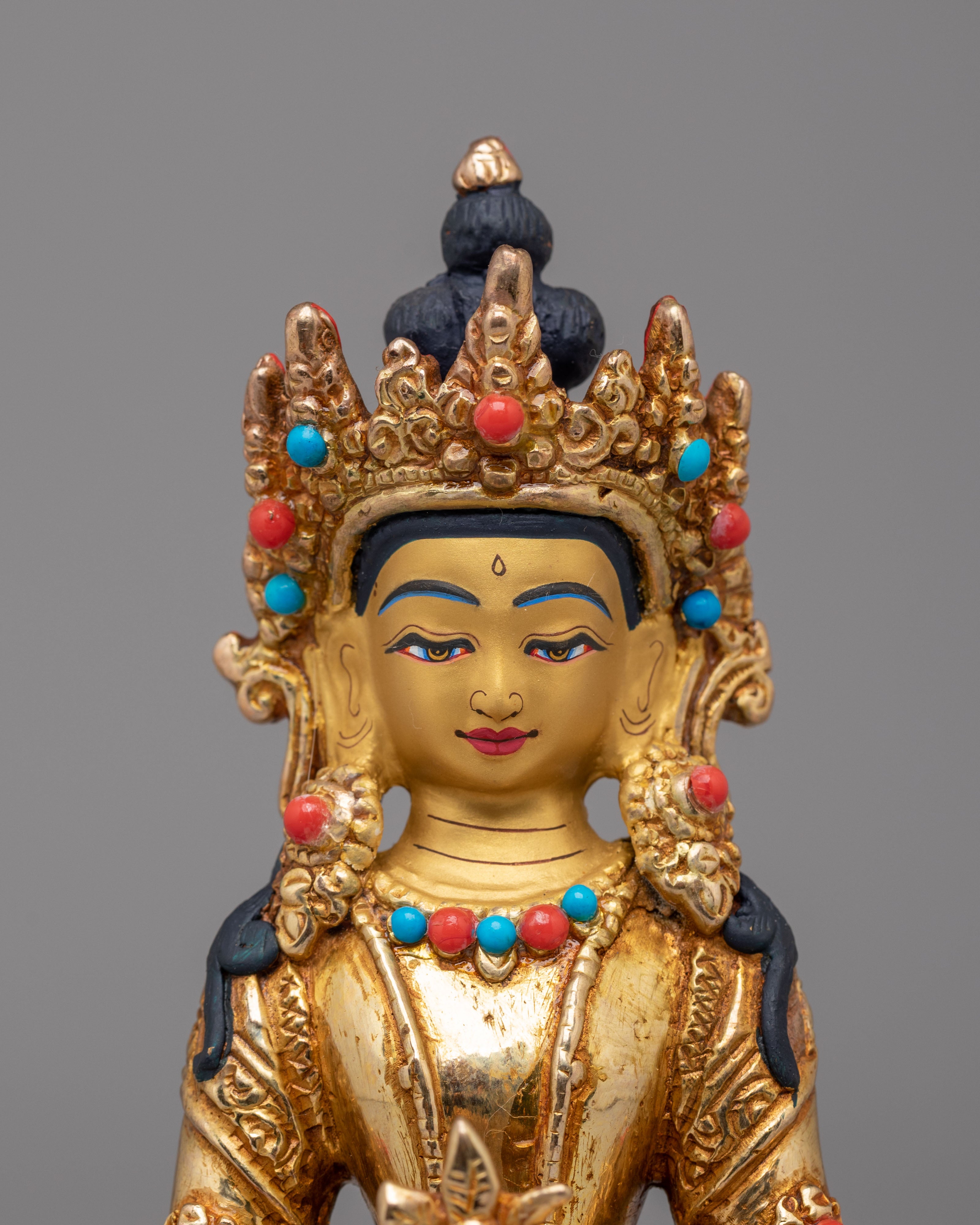 Amitayus Sacred Longevity Deity Sculpture | Symbol of Longevity, Vitality, and Infinite Life