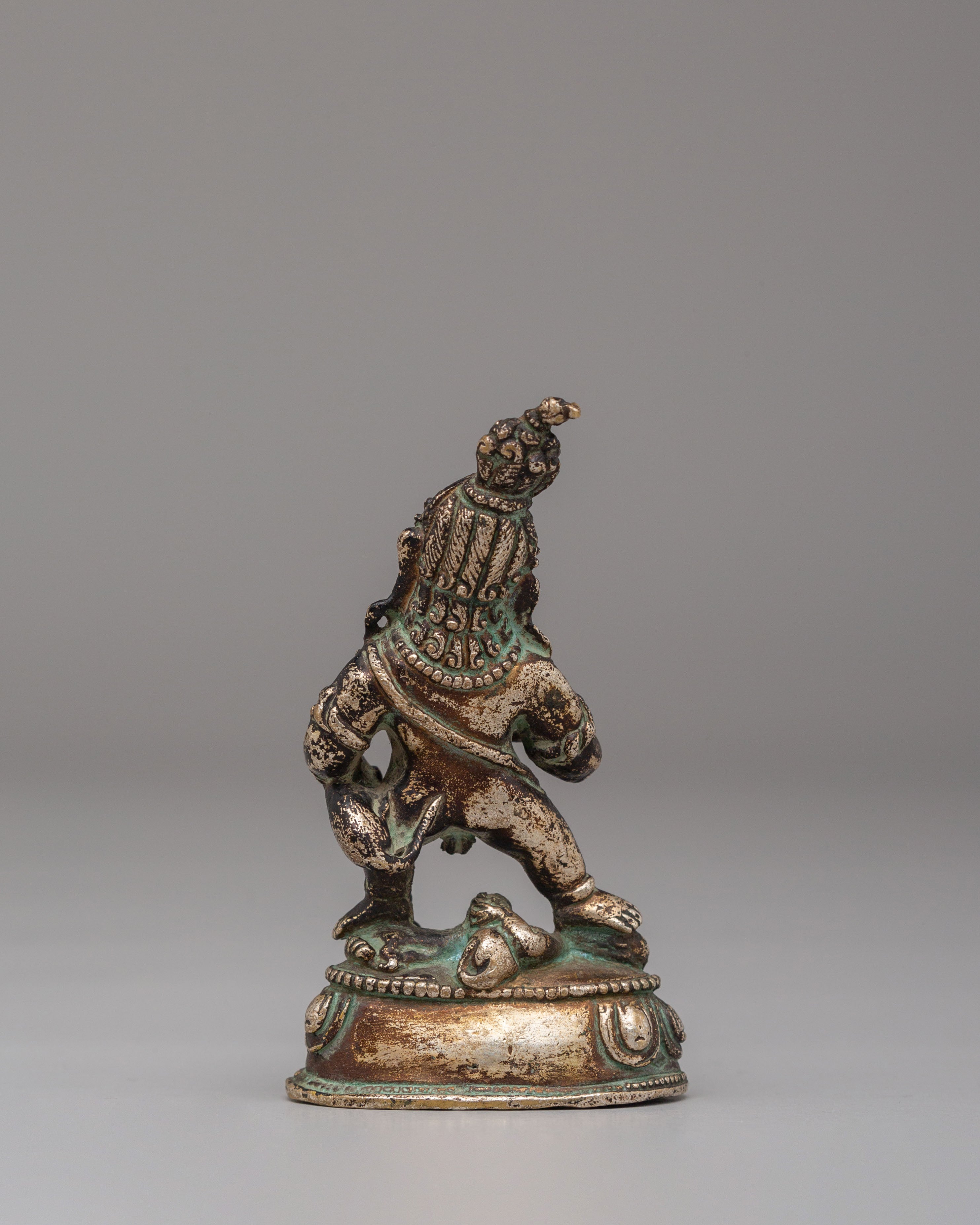 Machine Made Black Dzambhala Deity Statue | Symbolizing Prosperity