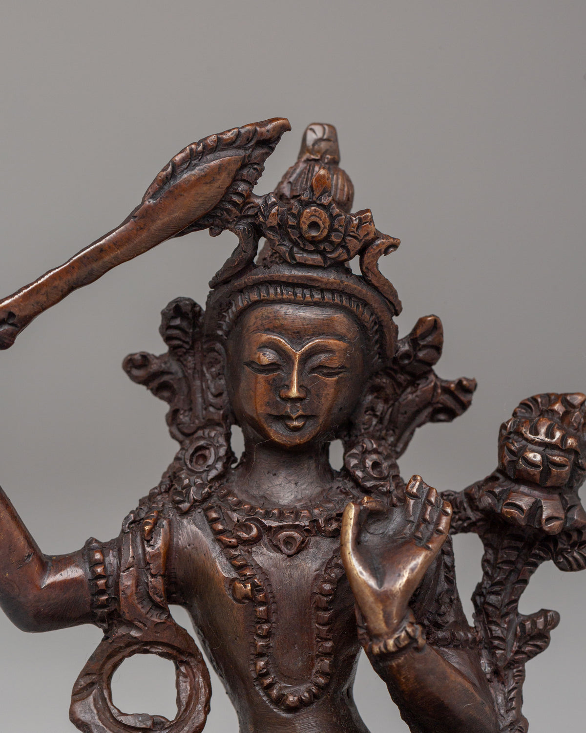 Traditional Tibetan Manjushri Statue | Bodhisattva of Wisdom