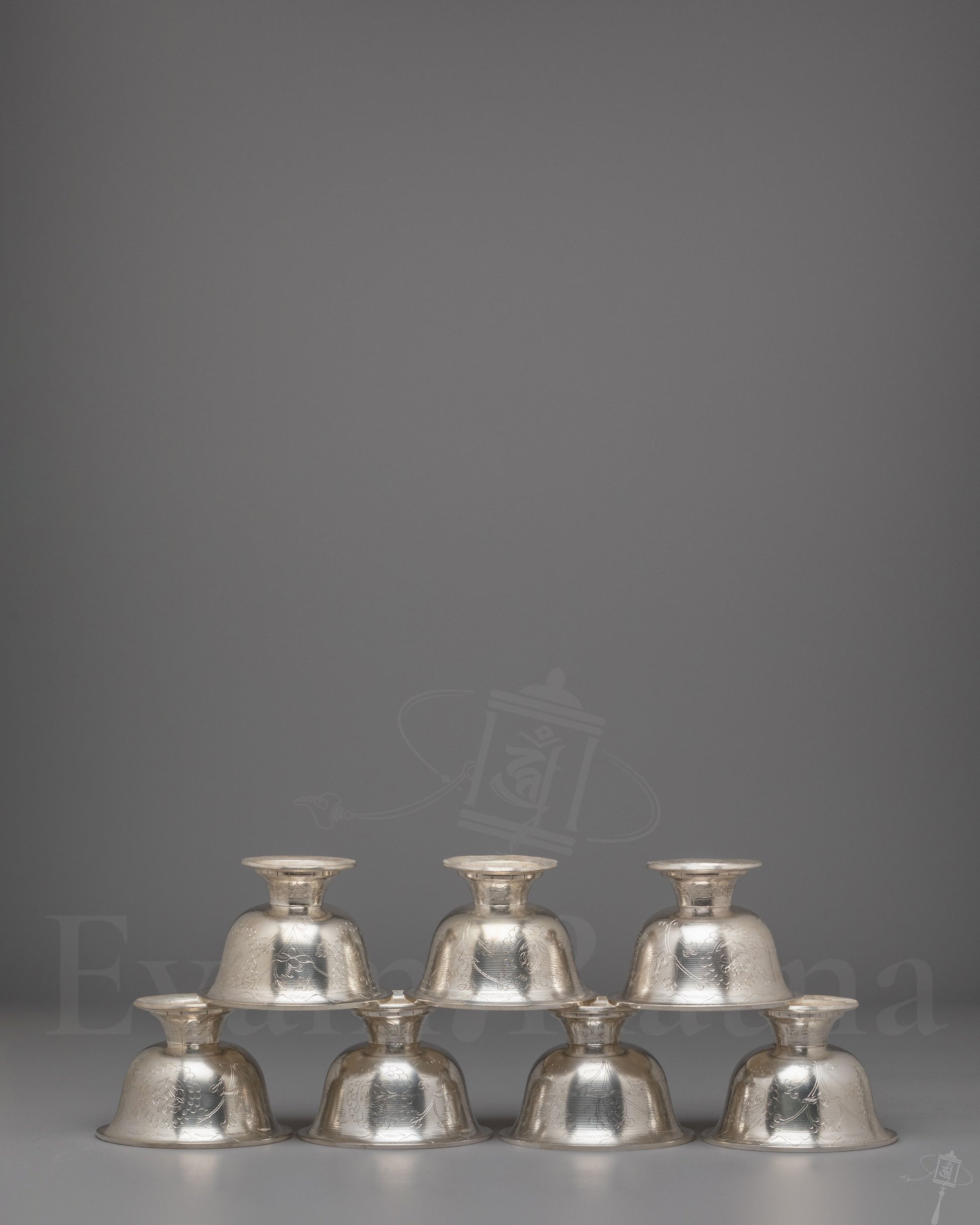 Himalayan Buddhist Offering Bowl Set