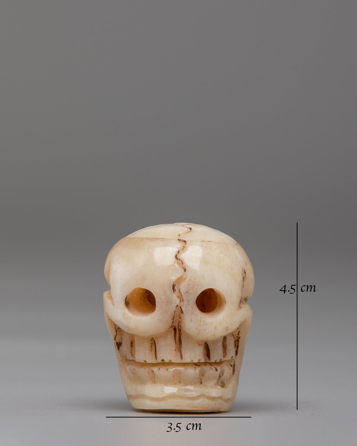 Tibetan Skull Decor | Buddhist Ritual Skull Head