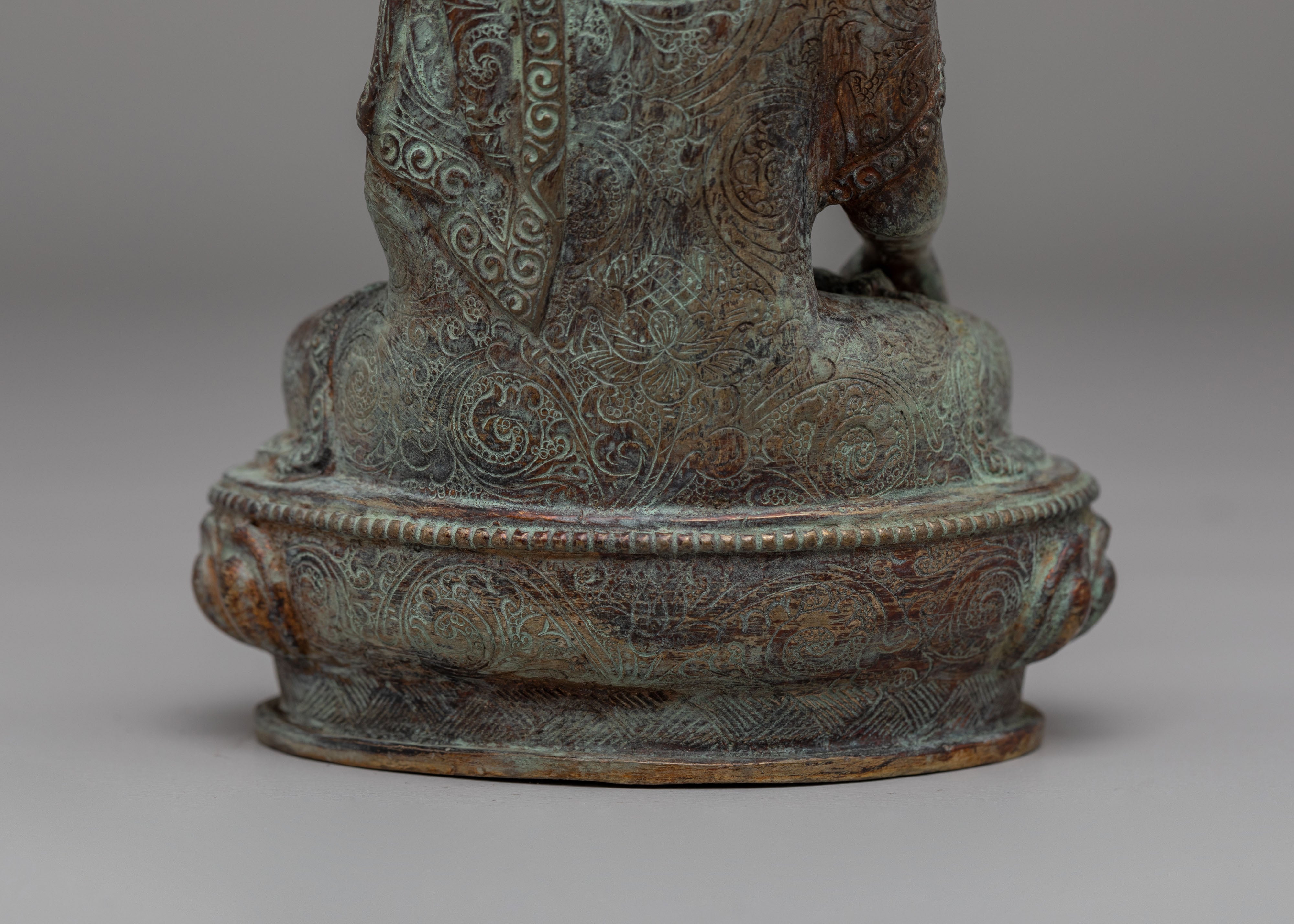 Tibetan Antique Shakyamuni Buddha Statue | Symbol of Peace and Enlightenment