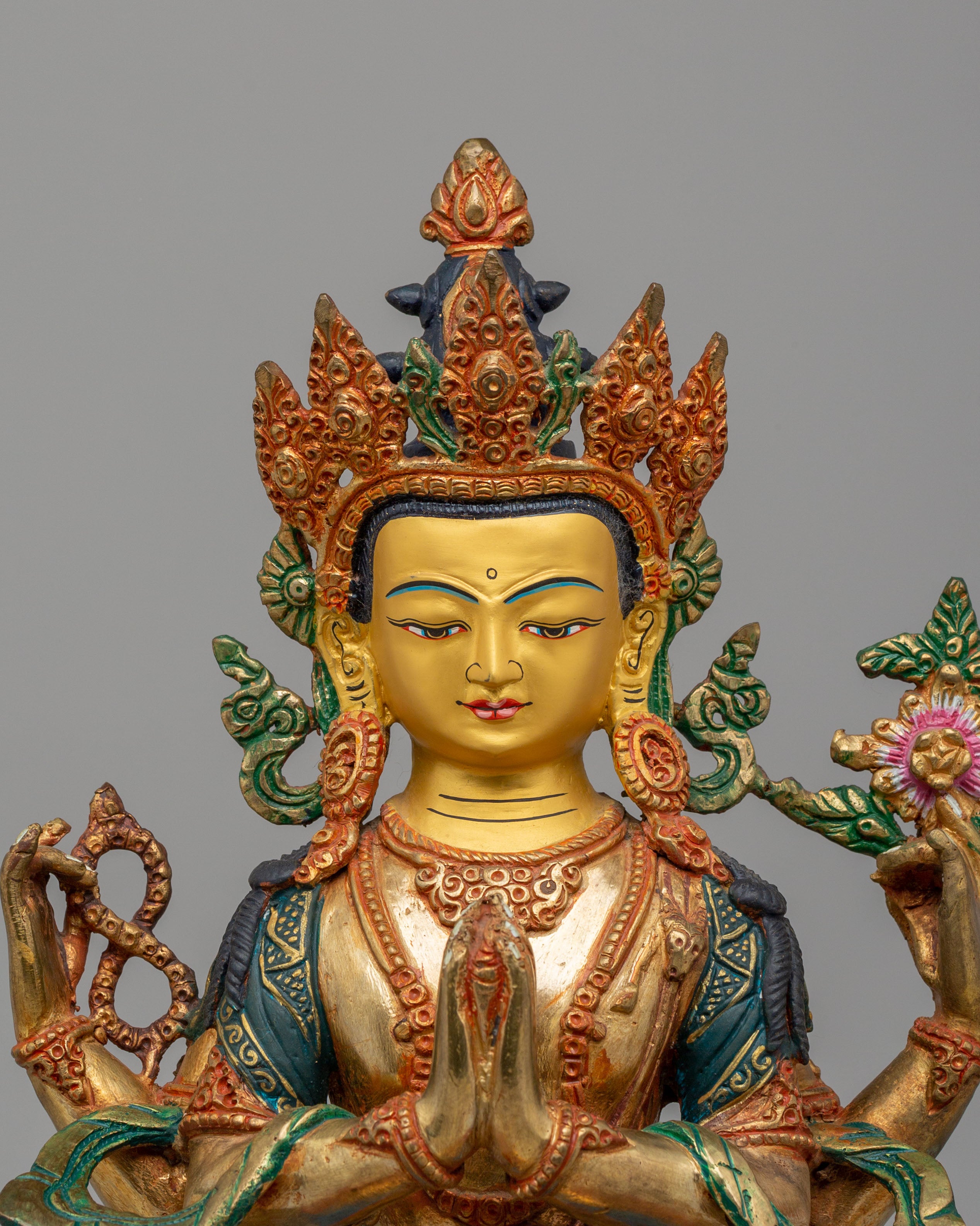 Sacred Altar Chenrezig Statue | Bodhisattva of Compassion