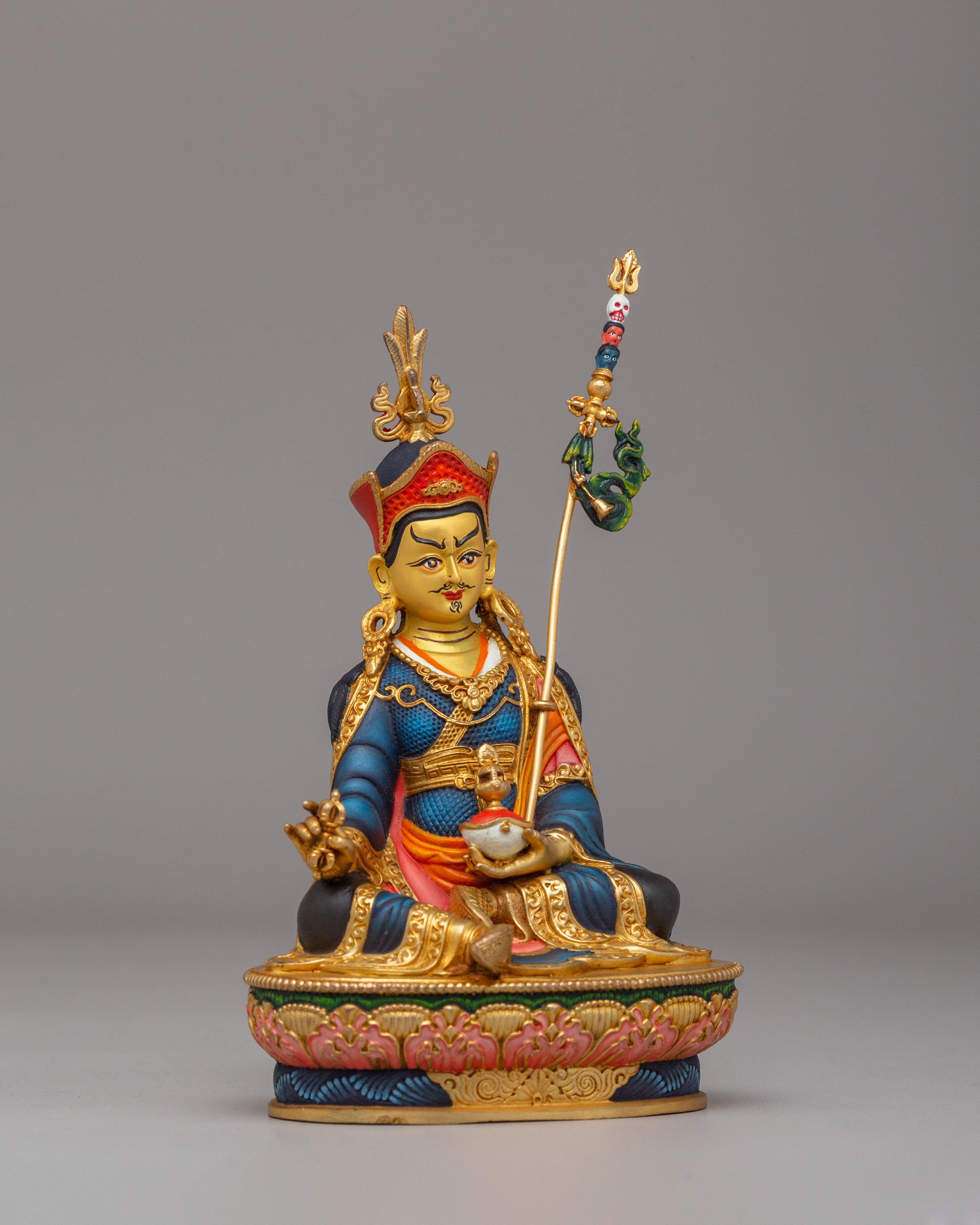 Buddhist Padmasambhava Statue | Sacred Guru Rinpoche Art