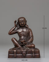 Handmade Jetsun Milarepa Tibetan Yogi Statue