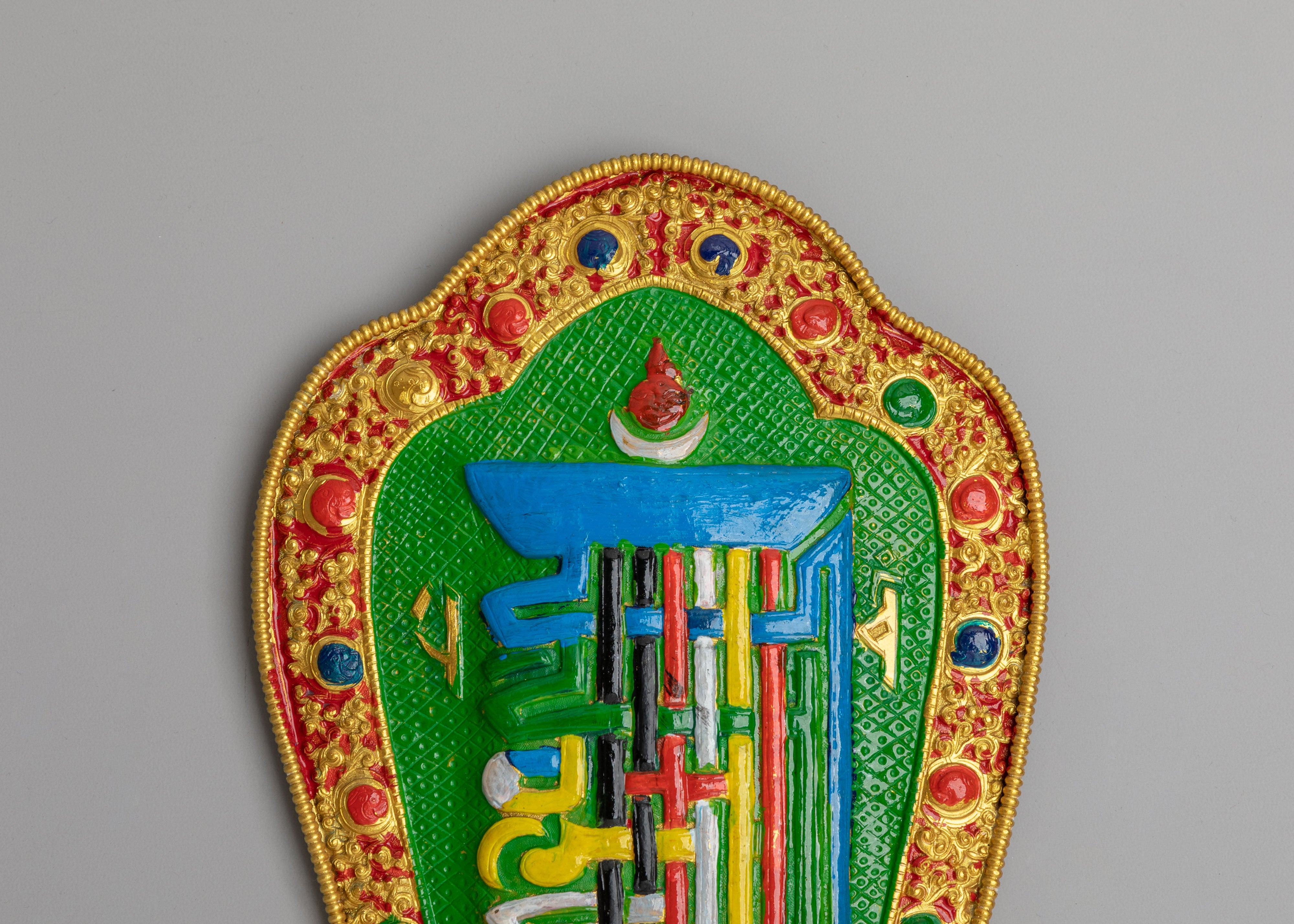 Sacred Kalachakra Wall Art for Altar | Tibetan Buddhist Artwork