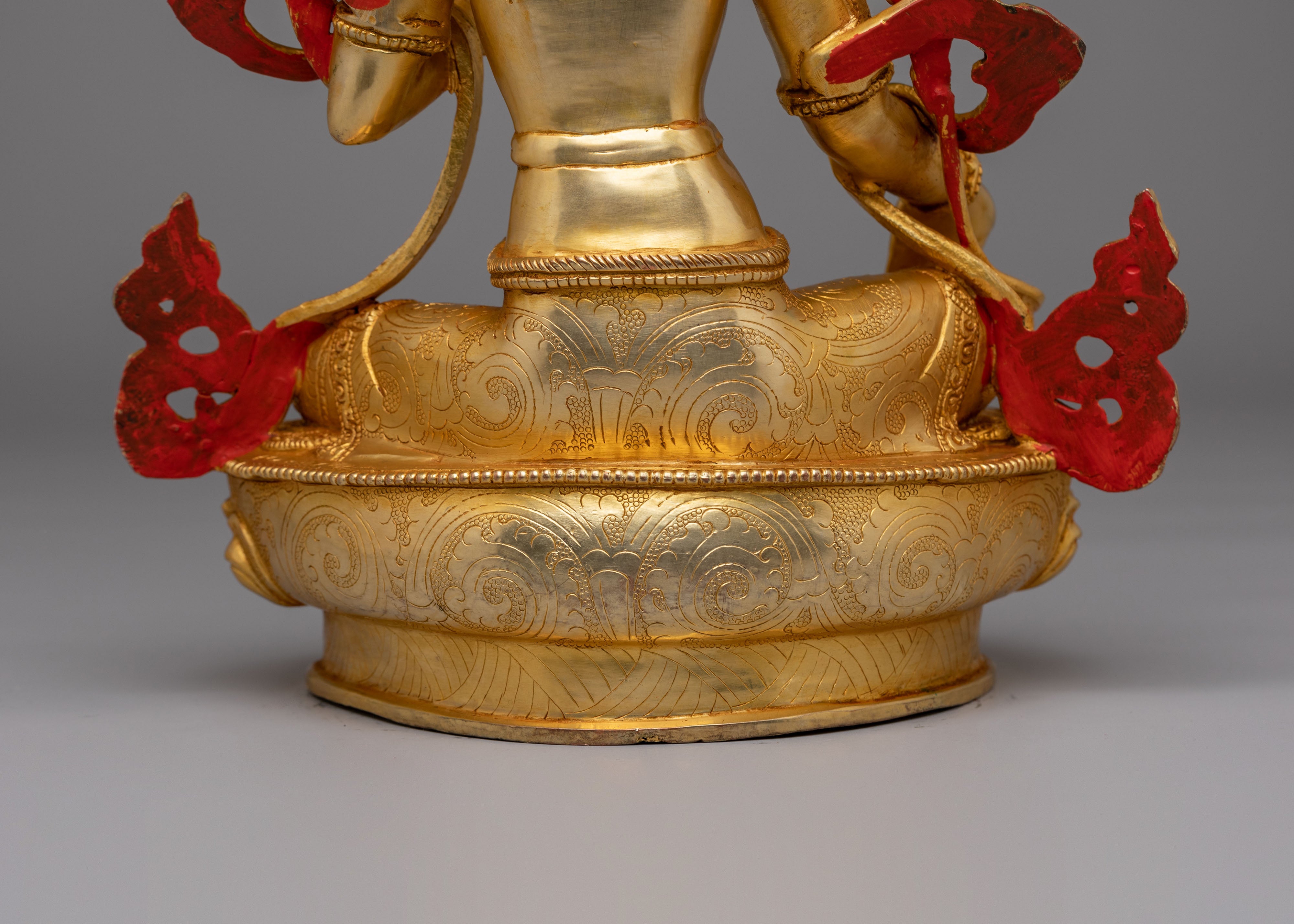 Traditional Green Tara Altar Statue | Tibetan Green Tara Statue
