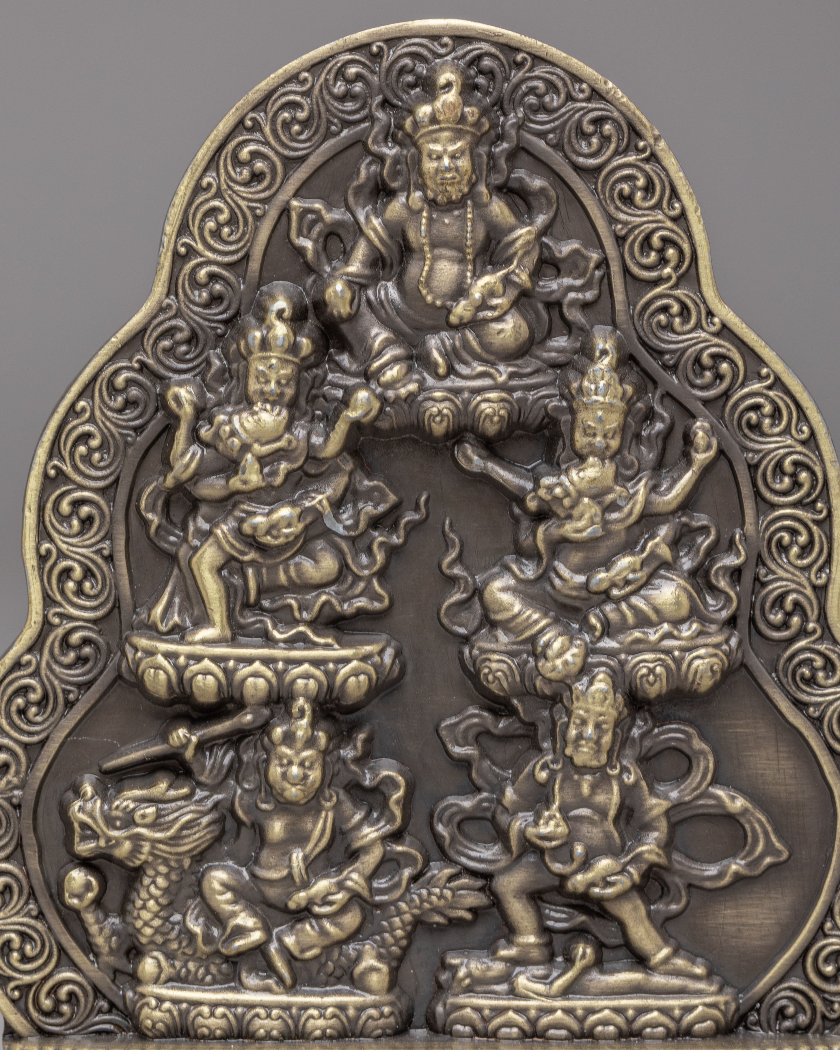 Handcrafted Dzambhala Offering Bowl | Buddhist Wealth Ritual Vessel
