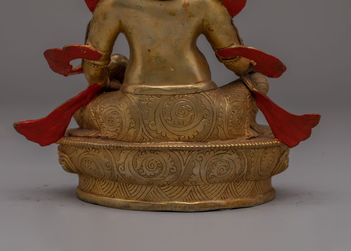 Wealth Lord Dzambhala Statue | Traditional Himalayan Artwork