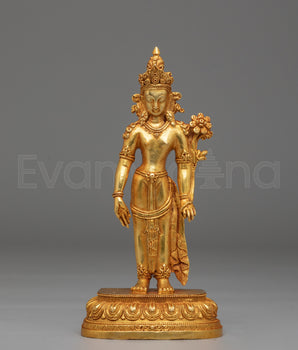 Handcrafted Lokeshwor Buddhist Statue